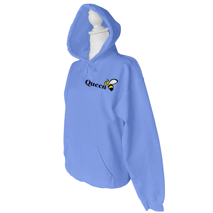 Queen Bee - Hoodie - Front Light Blue.png
