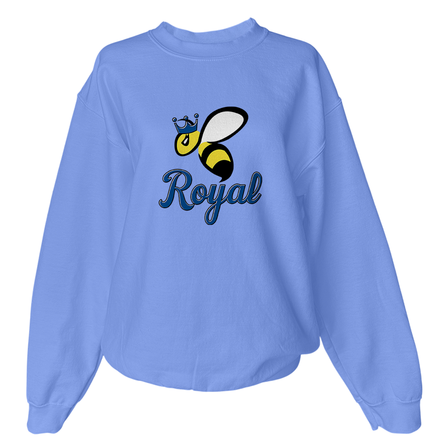 Bee Royal - Crewneck Sweatshirt Light Blue.png