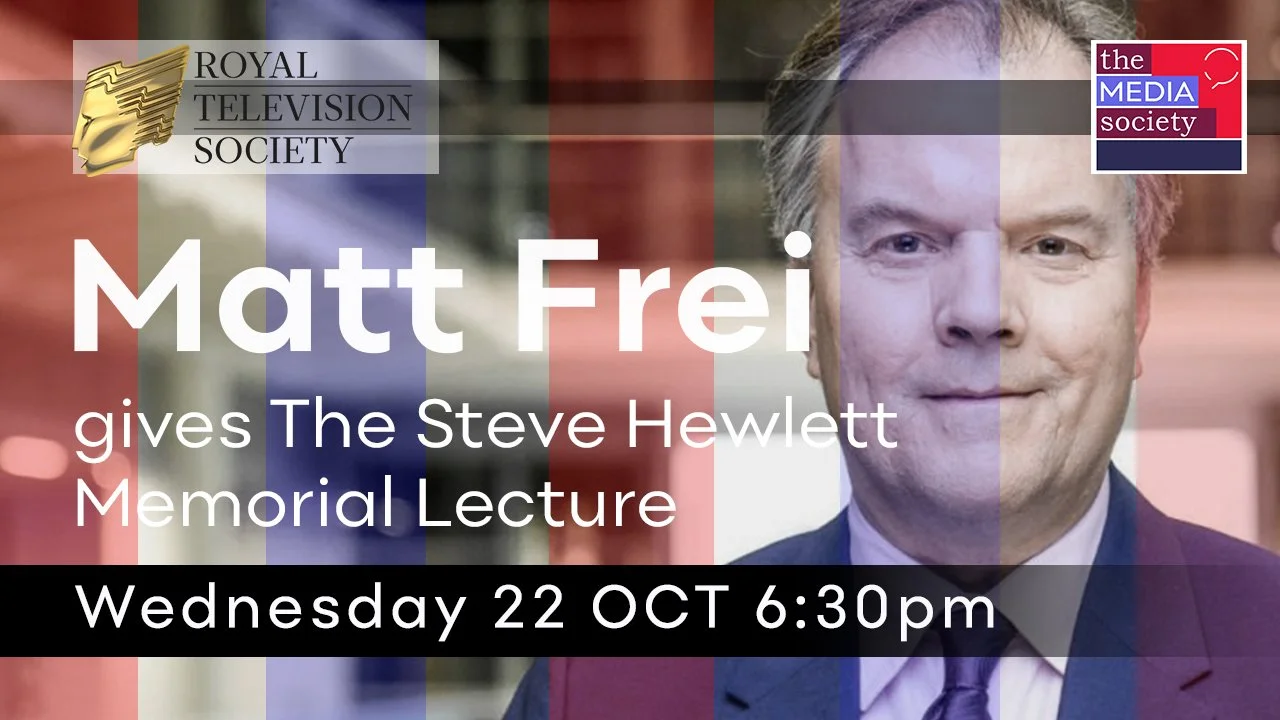 Matt Frei to give the 2025 RTS and The Media Society Steve Hewlett Lecture