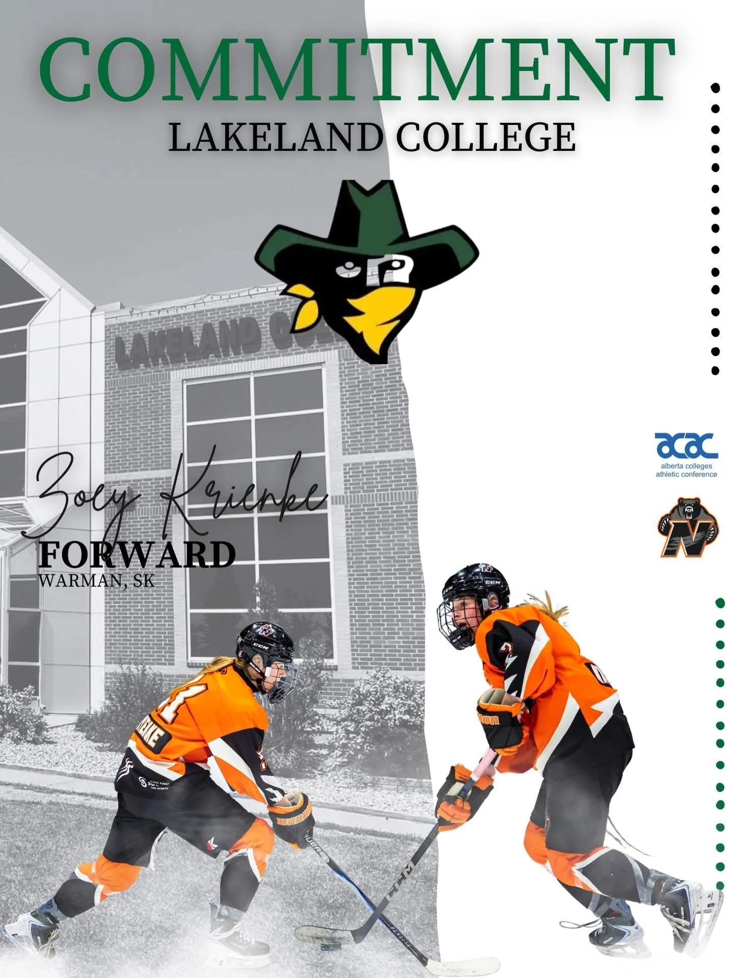 Zoey Krienke commits to Lakeland college