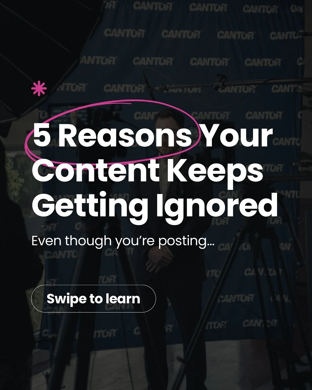 Your content is getting ignored, let&rsquo;s change that! 💪🏽
&bull;
#videostrategy #businessgrowth #growwithvideo #winwithvideo