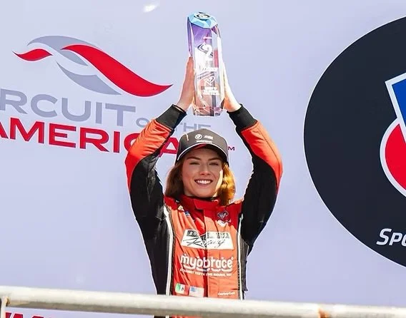 Courtney Crone Scores Double Podium at COTA in IMSA VP Racing Sportscar Challenge