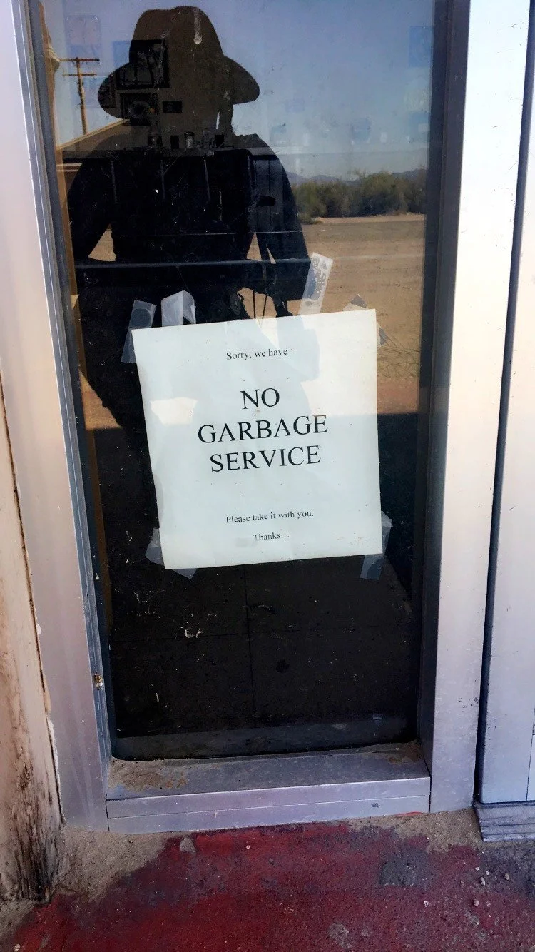 no-garbage-service-sign-desert-center-cafe.JPG
