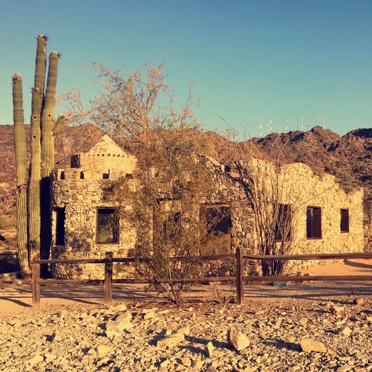 The Saguaro is Gone at Scorpion Gulch, South Mountain, Phoenix, Arizona