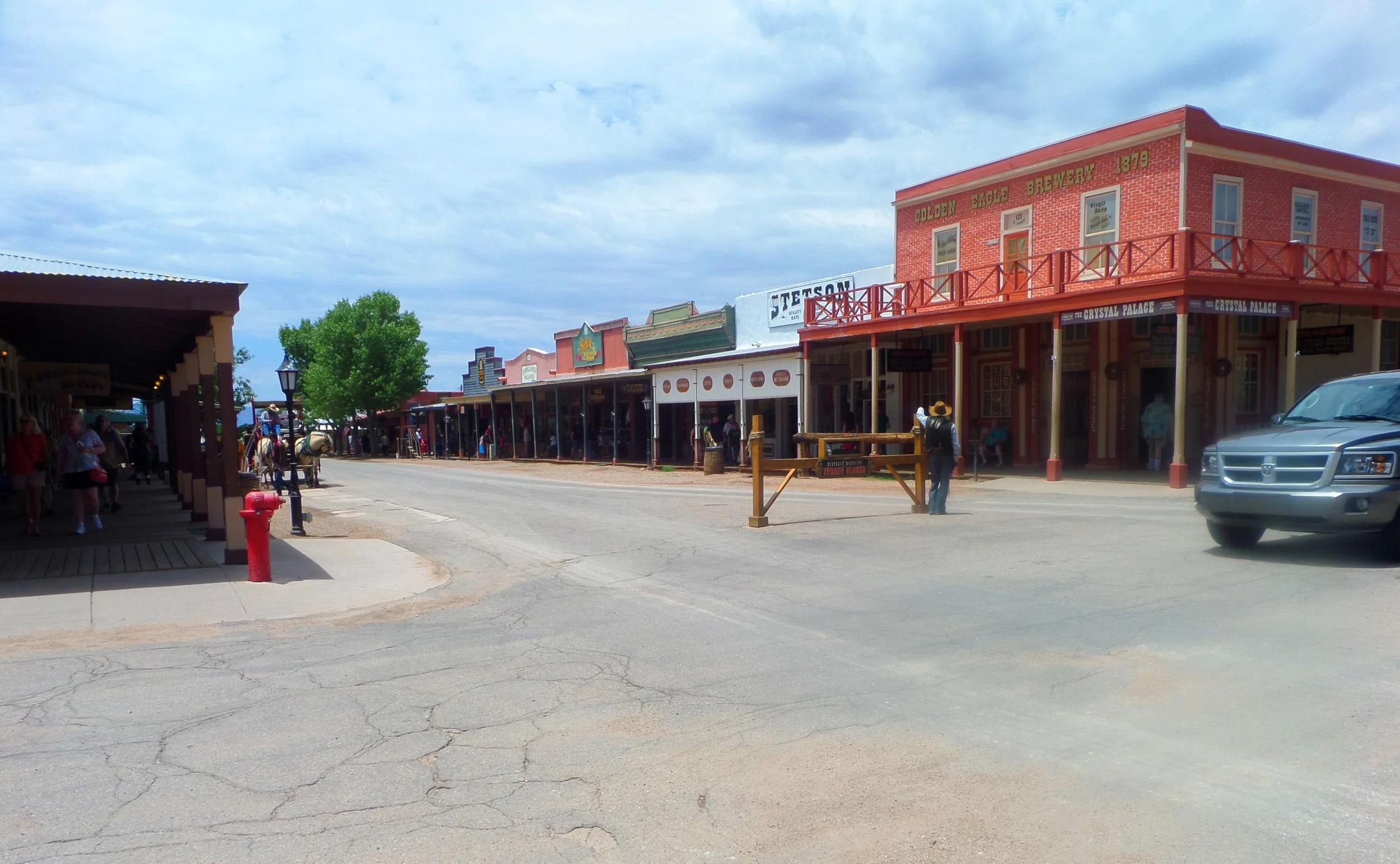 View of the historic town of Tombstone, Arizona