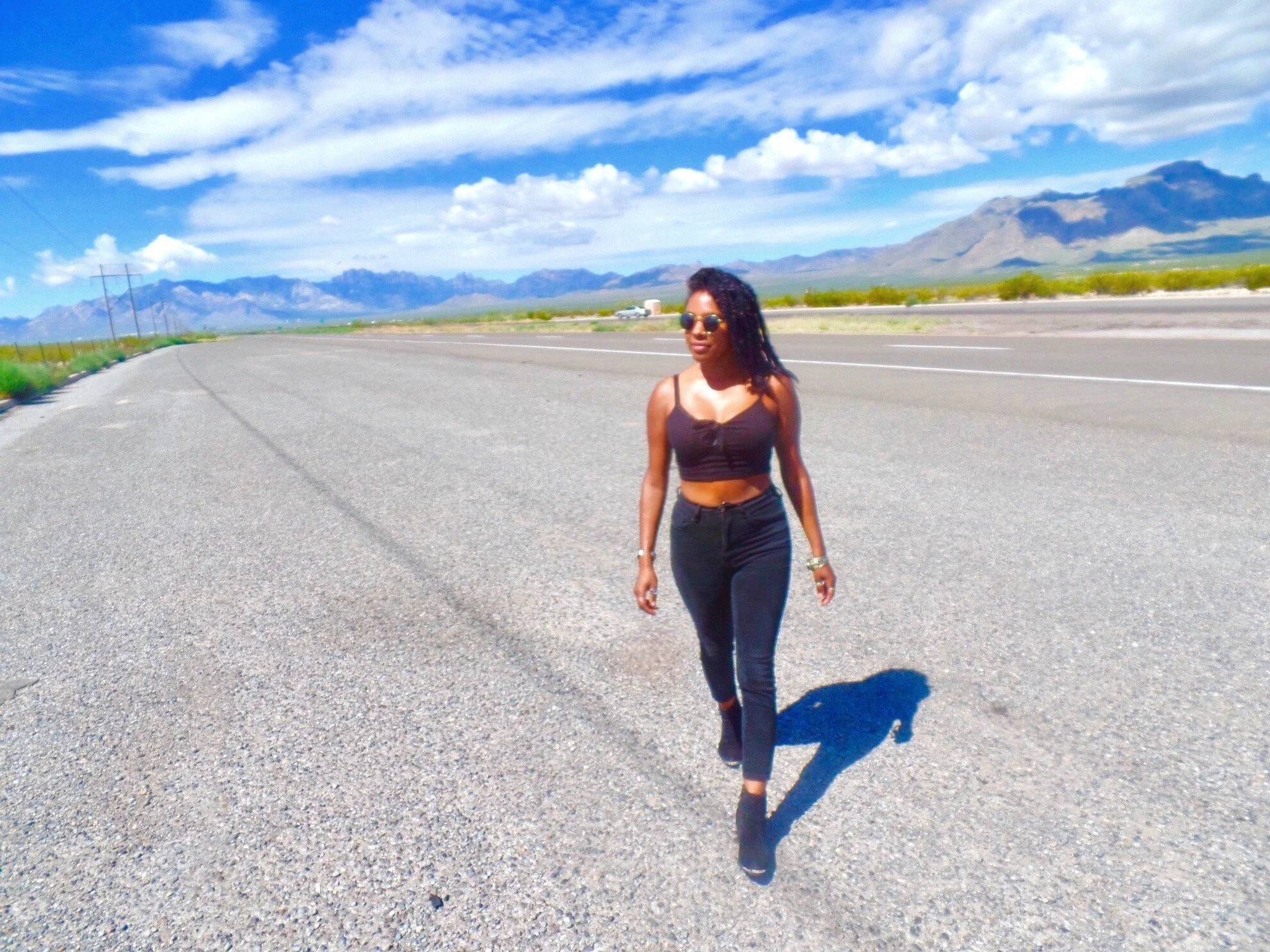 ...Somewhere along the road to White Sands, New Mexico ◇ 2017