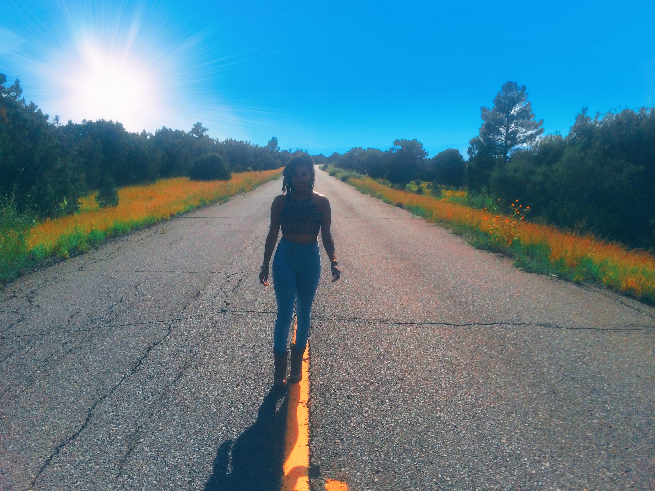 ...Desolate roads around Sedona, Arizona ◇ 2015