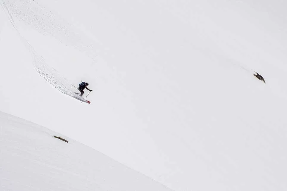 Backcountry skiing the Australian alpine