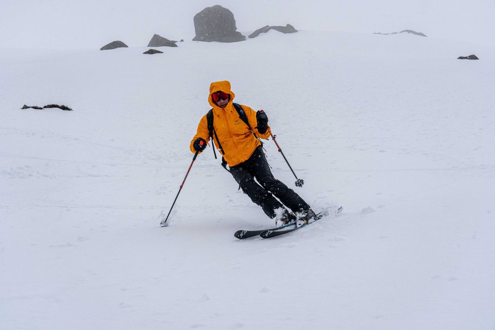 Skiing the Snowy Mountains backcountry