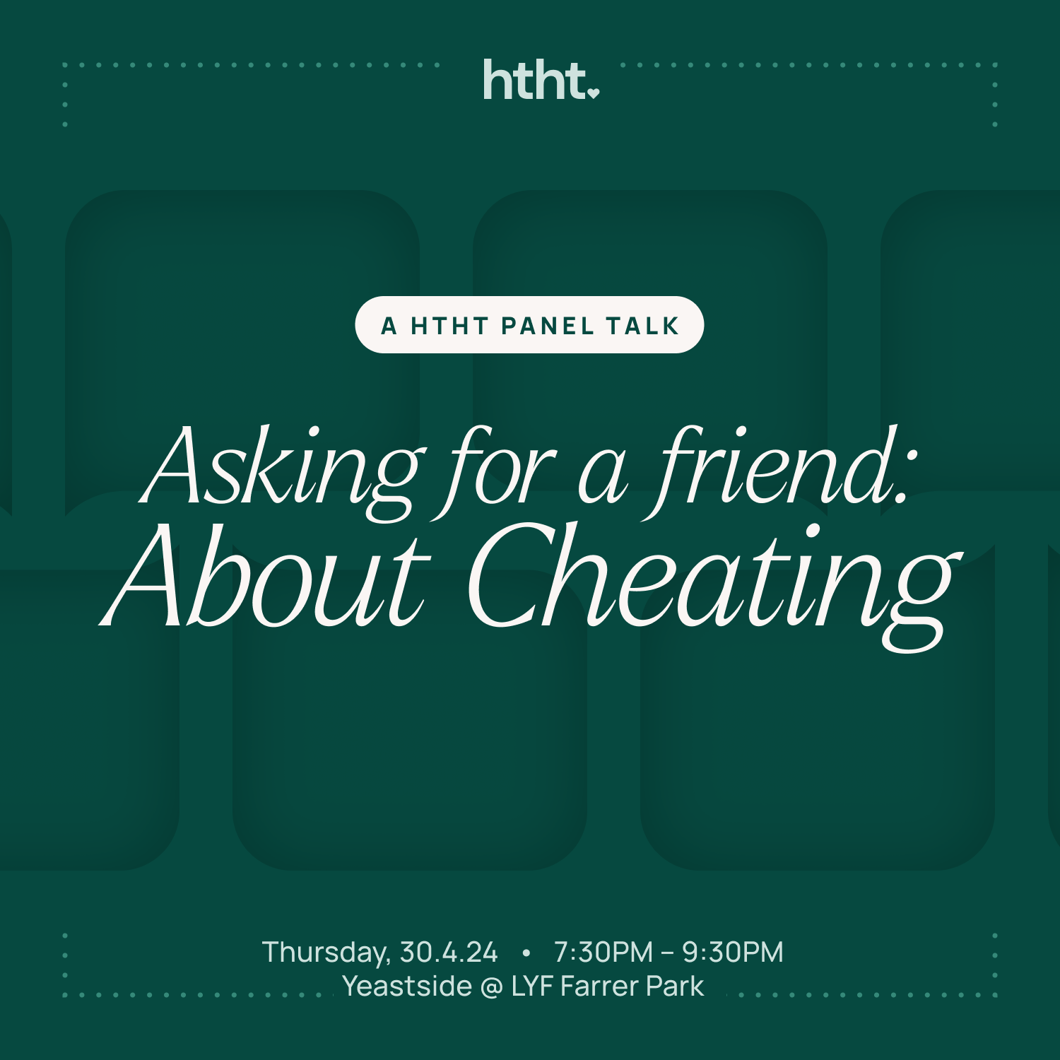 Panel talk about cheating HTHT