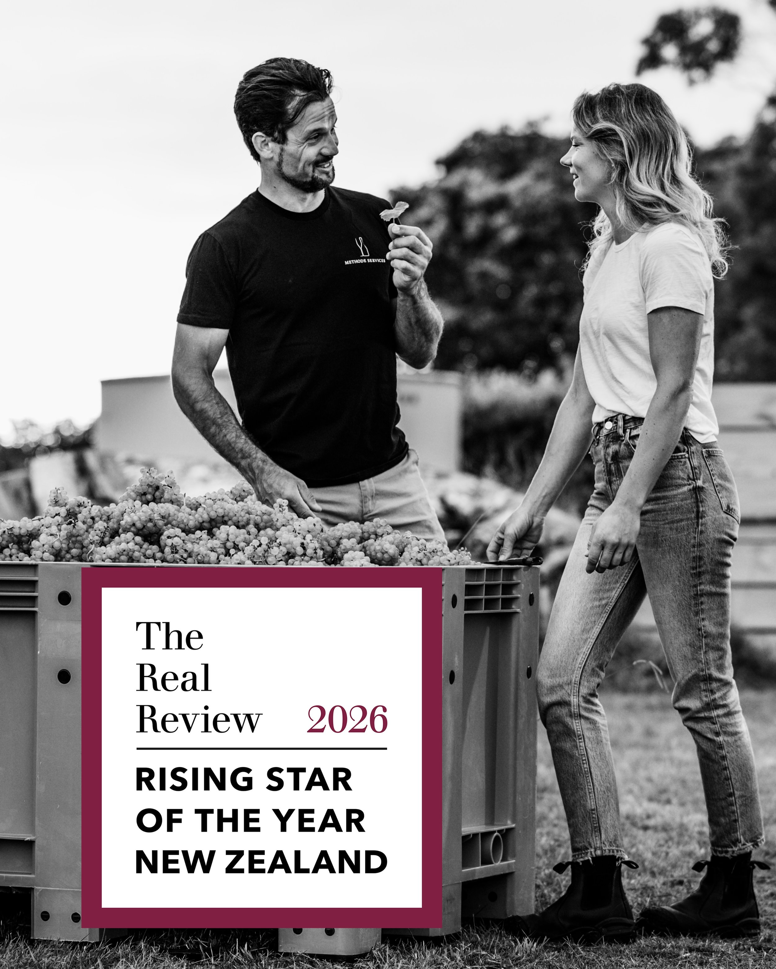 Each year brings a new harvest - as well as a new rising star award!
The Directors Jascha Oldham-Selak &amp; Sanne Witteveen are honoured to accept this award from The Real Review, an award that VILAURA will be forever proud of as it continues to lay