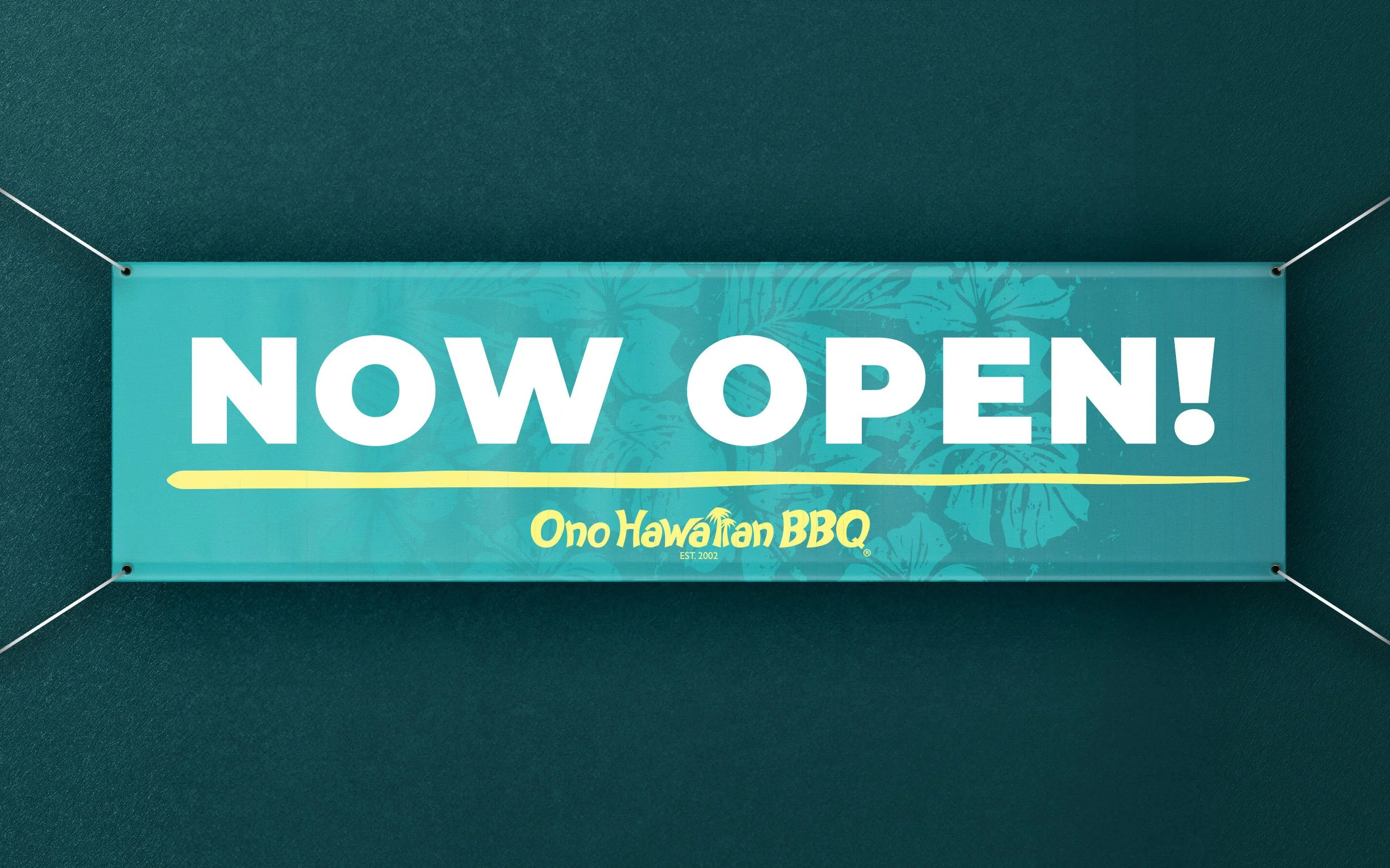 Now Open Banner