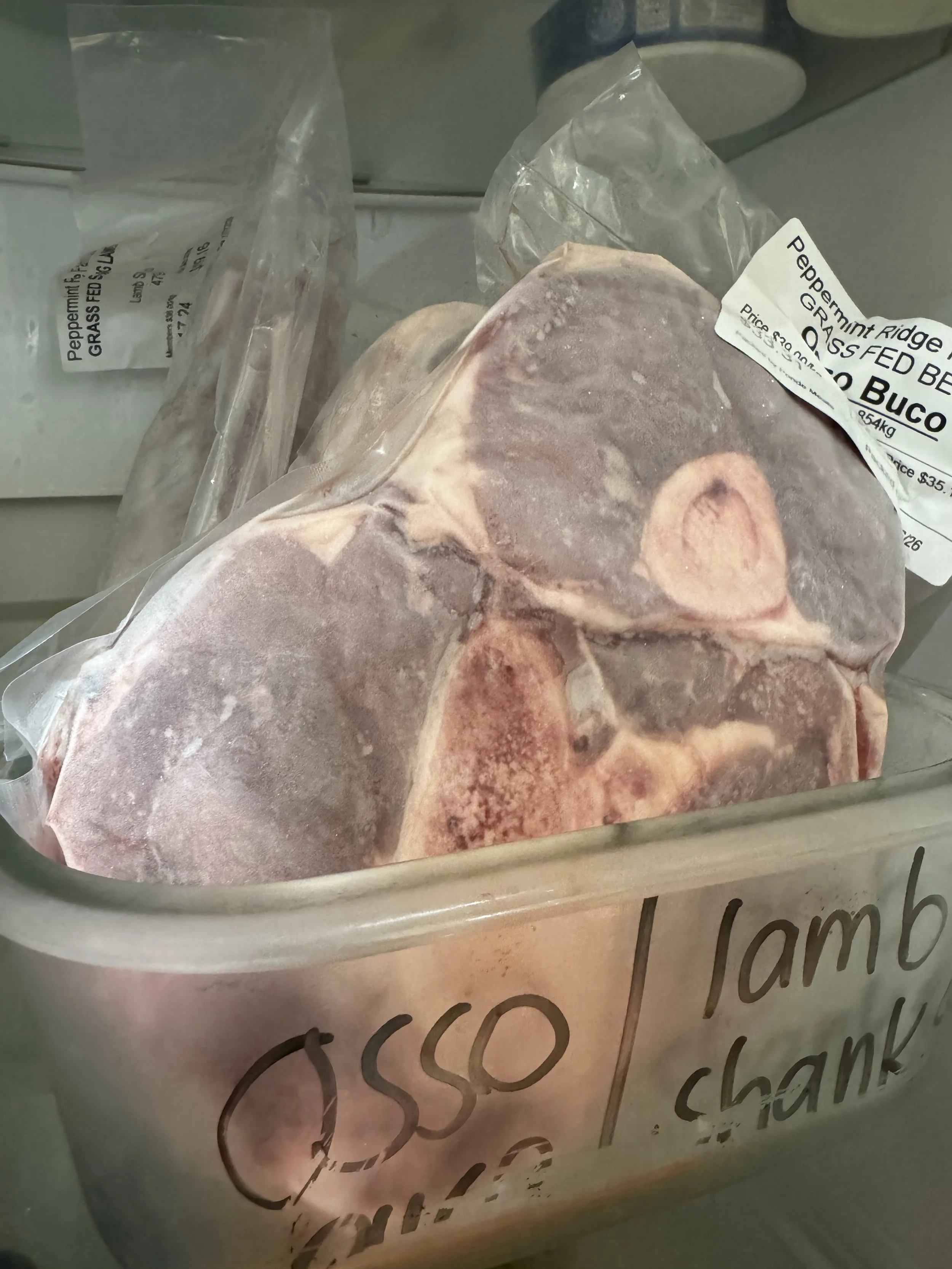 My systems : Making cooking and storing your Quarter of GRASS FED BEEF easy, for Mum’s with full lives.
