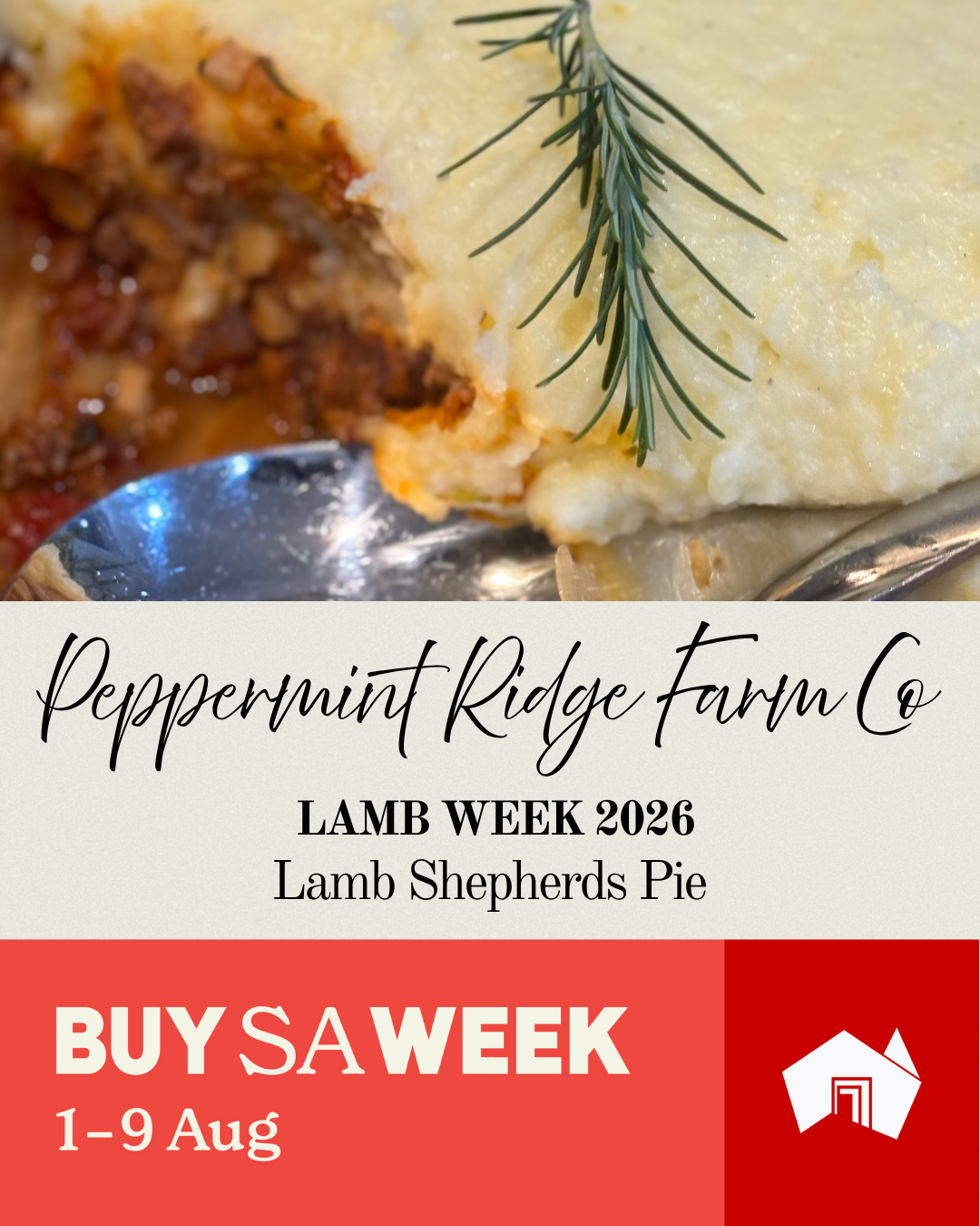 Peppermint Ridge Farm Co. Lamb Shepherds Pie