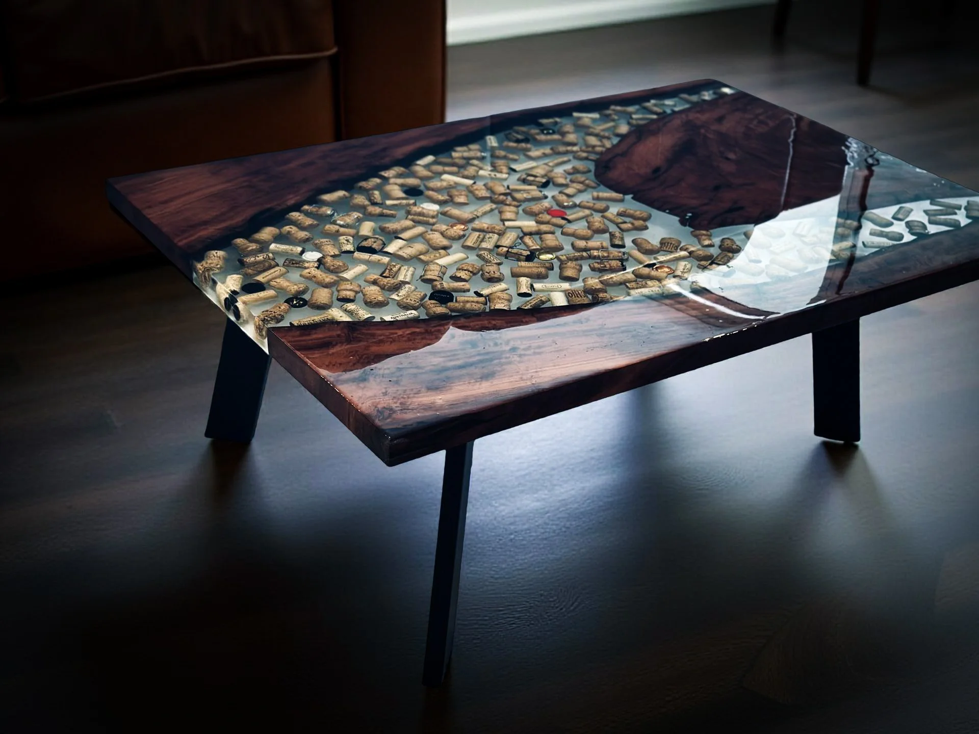 Winners of the Australian National Wine Show 2025 pictured with the bespoke Burl & Griffin cork-inlay trophy board.