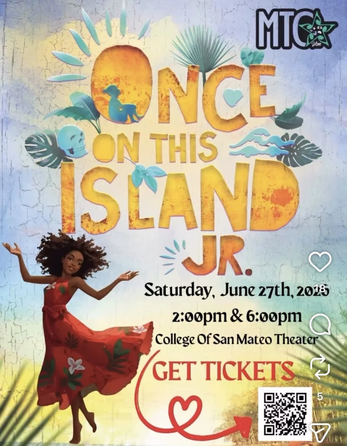 WSPA MTC Annual Musical "Once on This Island"