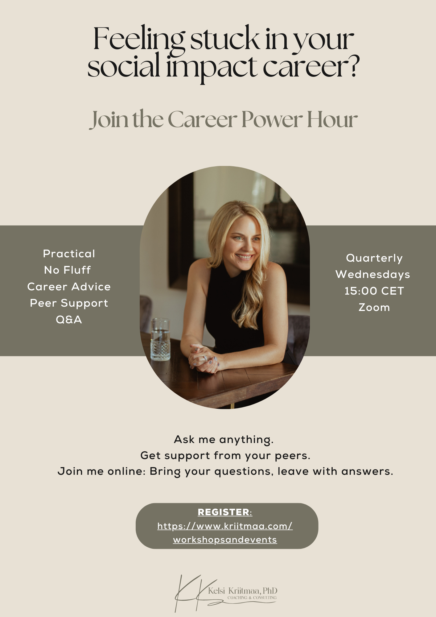 Quarterly Career Power Hour, April 2026