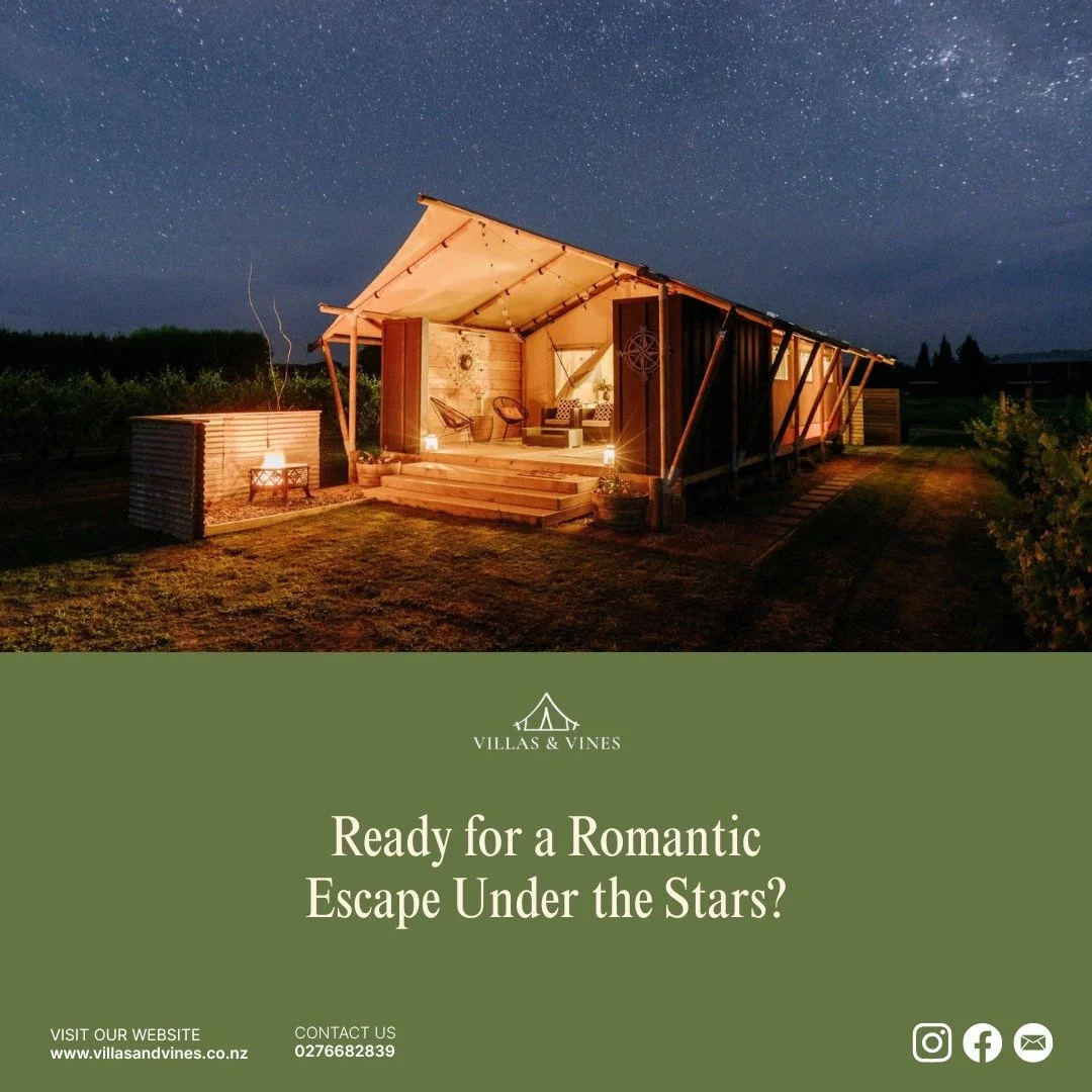 Experience the magic of a romantic retreat under the stars. Our safari-style villas provide the ultimate blend of nature and luxury, making every moment special. Book your dream escape today! ✨
 
BOOK NOW
 
#RomanticGetaway #NatureLovers #LuxuryStay