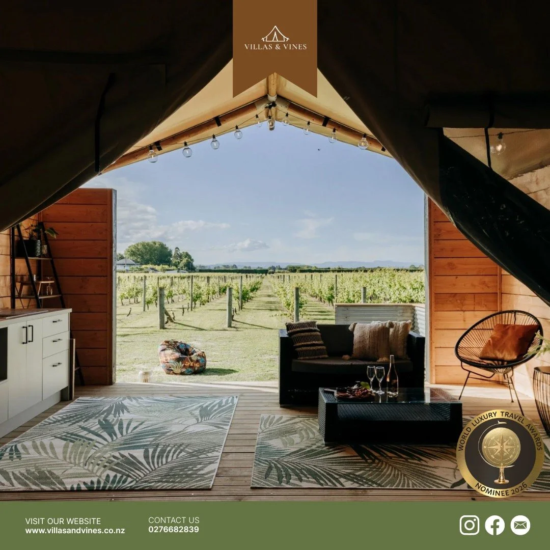 Looking for a unique experience? Our safari-style glamping is the perfect way to enjoy nature and explore Hawkes Bay&rsquo;s finest wineries. Create unforgettable memories and reconnect with your loved ones. 💕

https://www.theworldluxurytravelawards