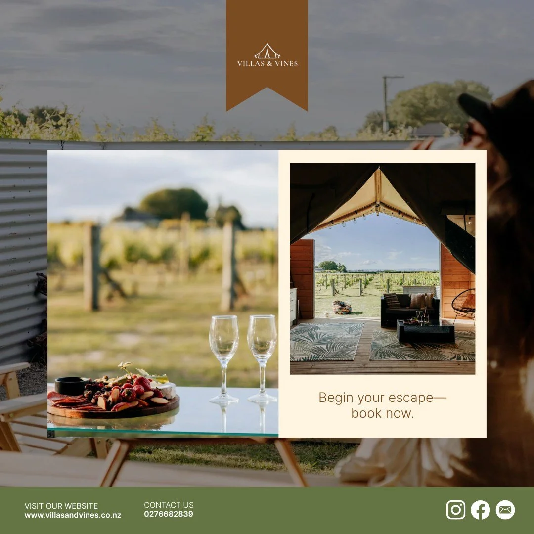 Ready for a unique glamping experience that combines luxury, nature, and wineries? Join us for an unforgettable escape where every moment is designed for relaxation and indulgence. 

BOOK NOW 

#LuxuryGlamping #WineCountry #NatureLovers #RelaxAndUnwi