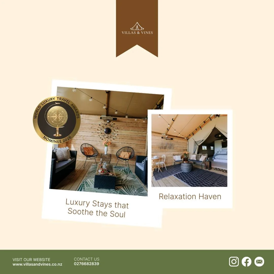 Unwind in style! Our chic glamping accommodations are designed for ultimate relaxation. Enjoy the tranquility of nature, paired with luxurious comforts and exquisite winery access. 

A few summer cancellations have opened up some last-minute availabi