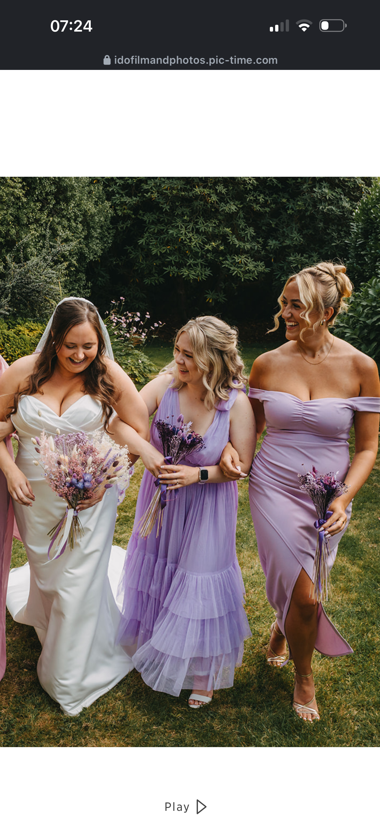 Bride & Bridesmaids an wedding day  in Cornwall
