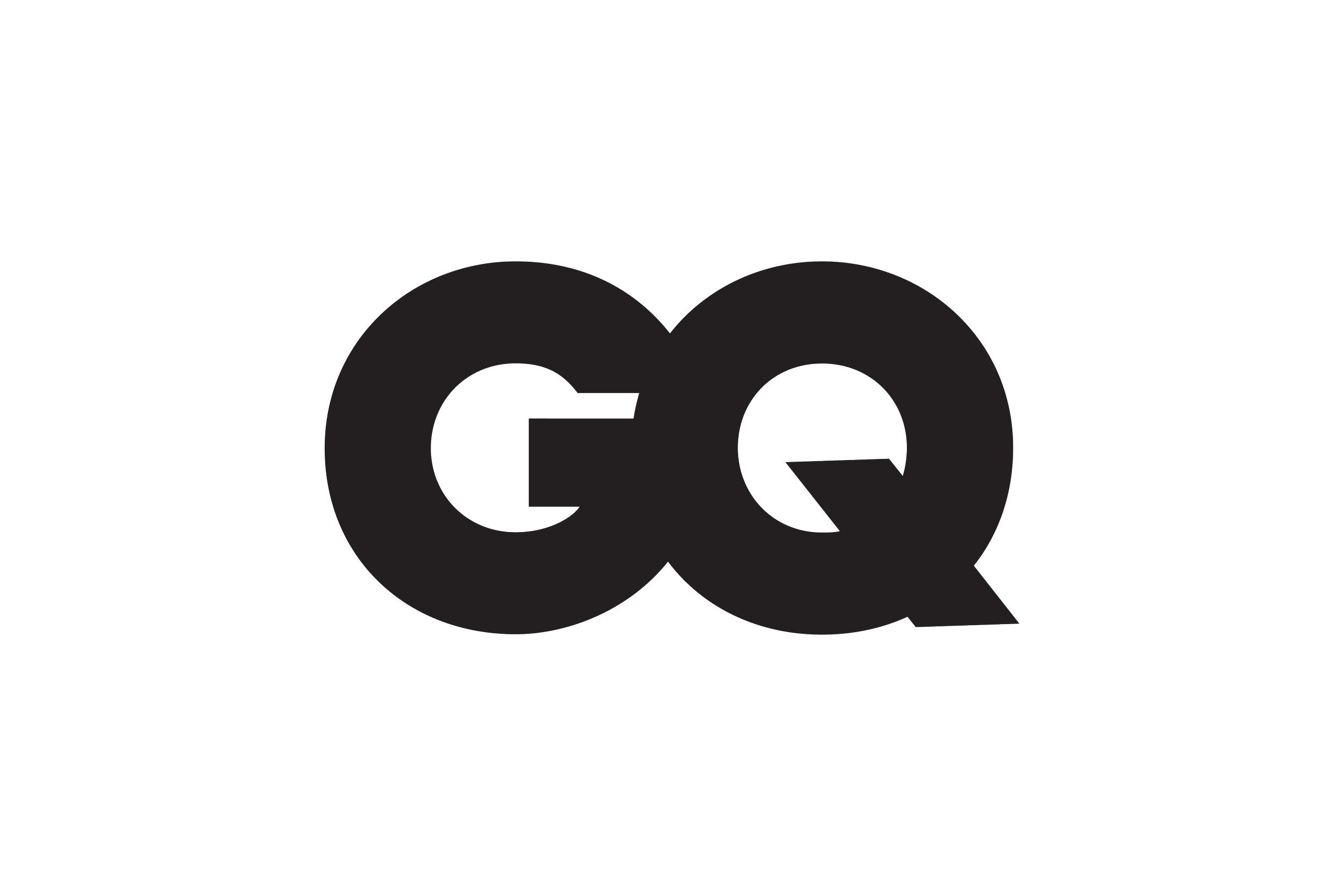 Black background with the white and black text 'Q' in a stylized font.