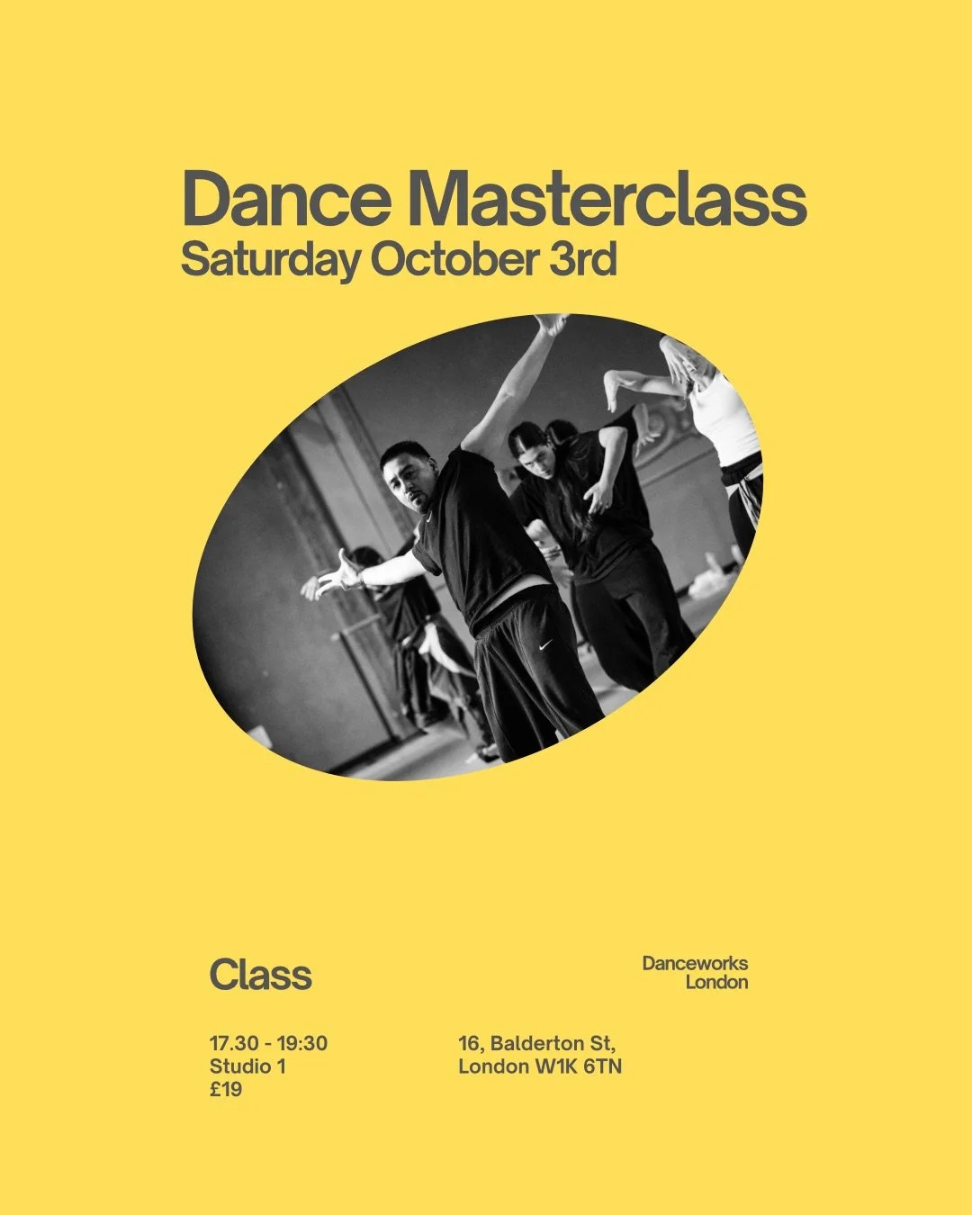 Saturday October 3rd - Masterclass