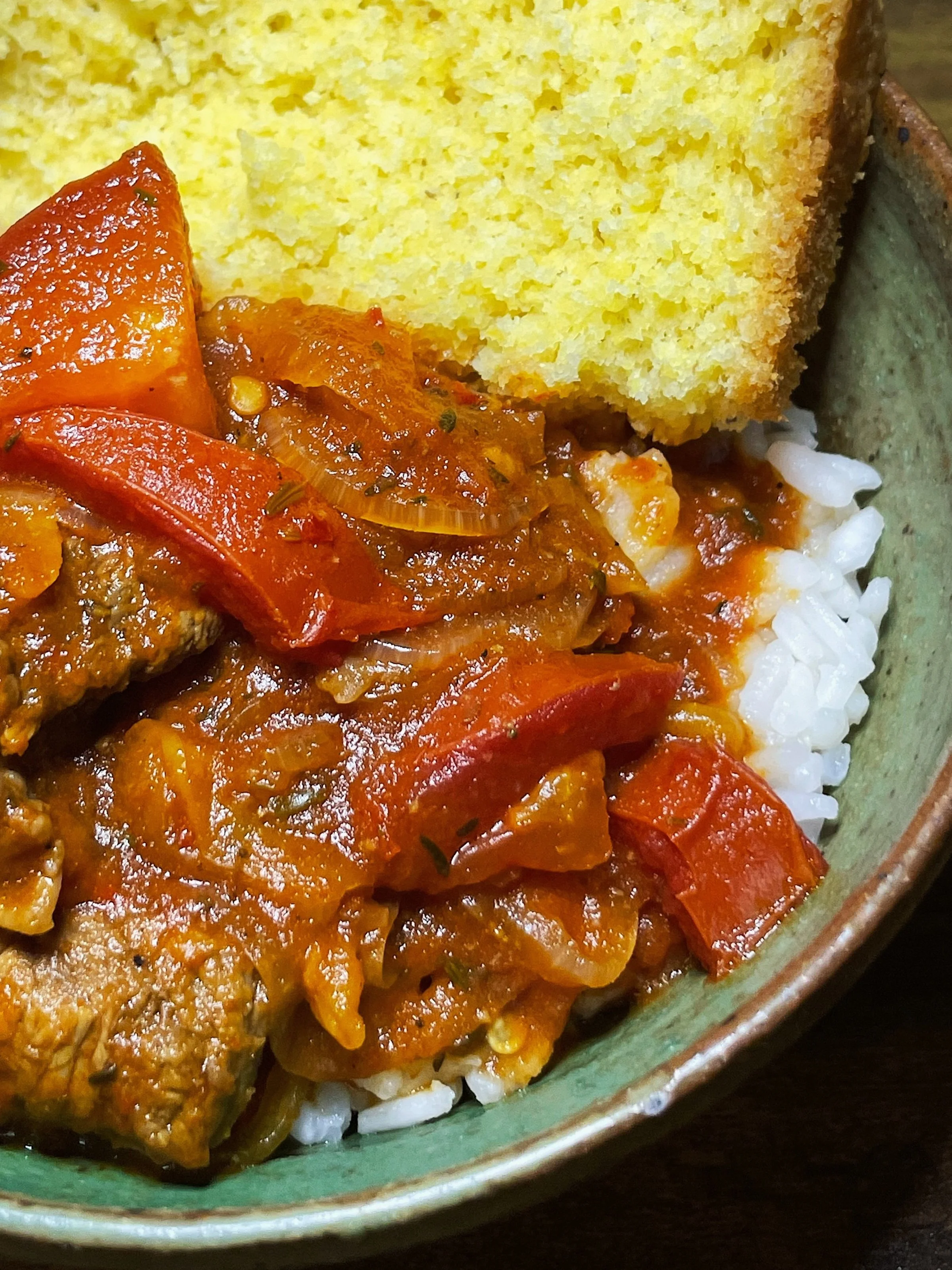 Spicy Beef Stew with White Rice Recipe Nutmeg Cafe — nutmeg