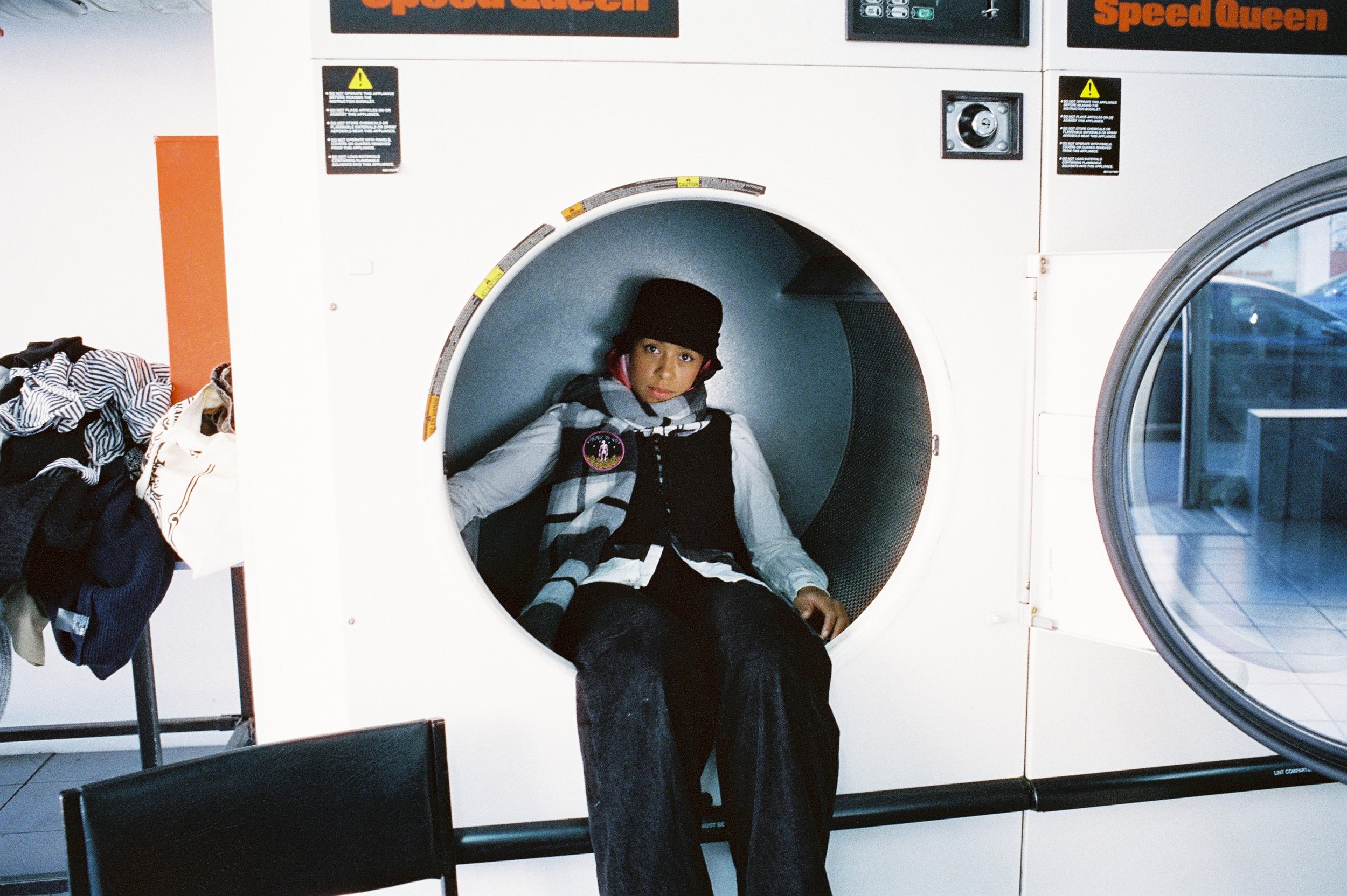Kyah for Kwasi's (soundslikekwasi) 'Ready-to Go' Patch Apparel Release ~~~ 35mm ~~~
Minolta XG-M - CineStill 800T
