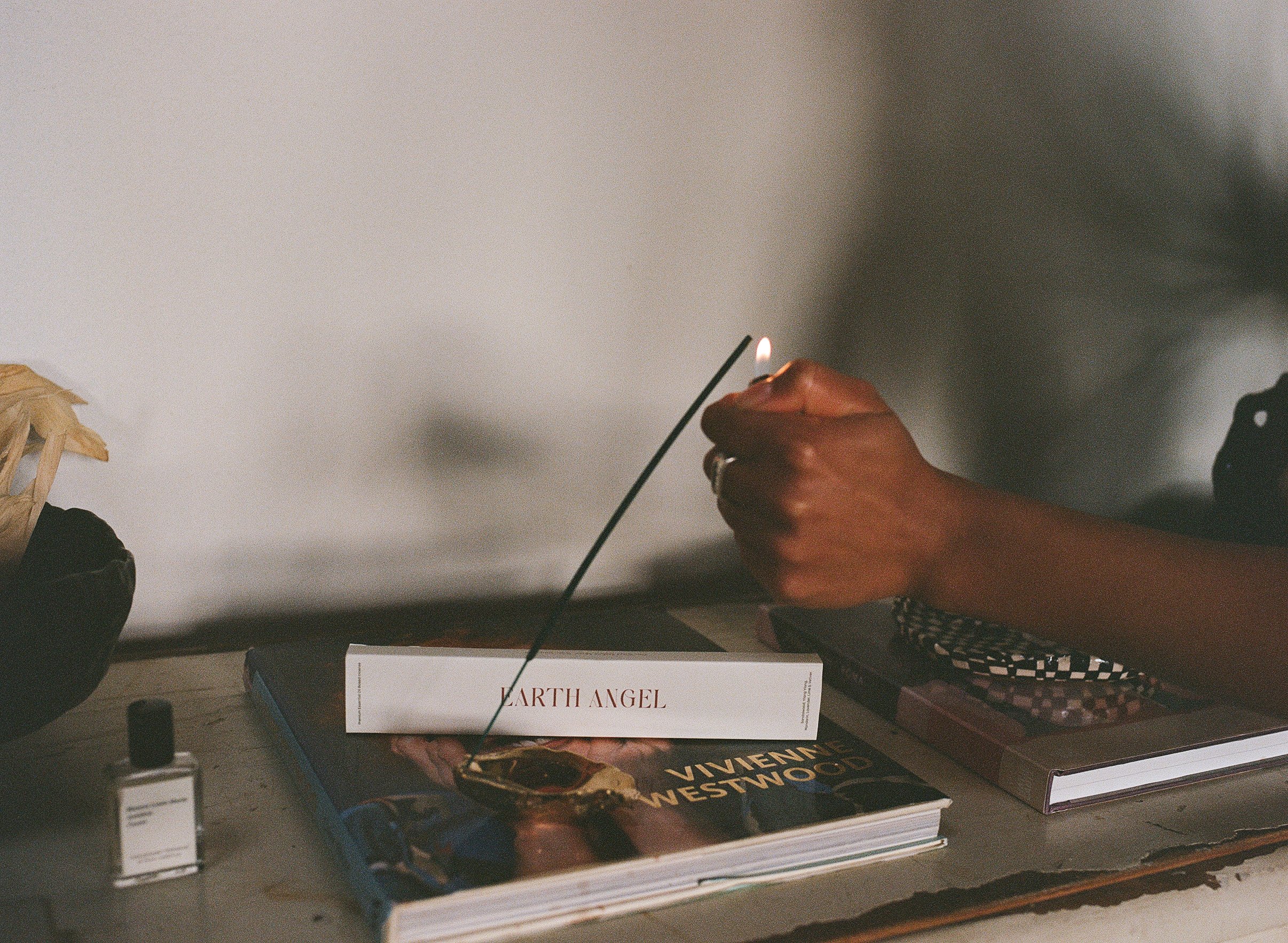 Kyah (@haykukyah) 'Earth Angel' Incense Product Shots ~~~ 120 ~~~ Mamiya 645 - Kodak Portra 800