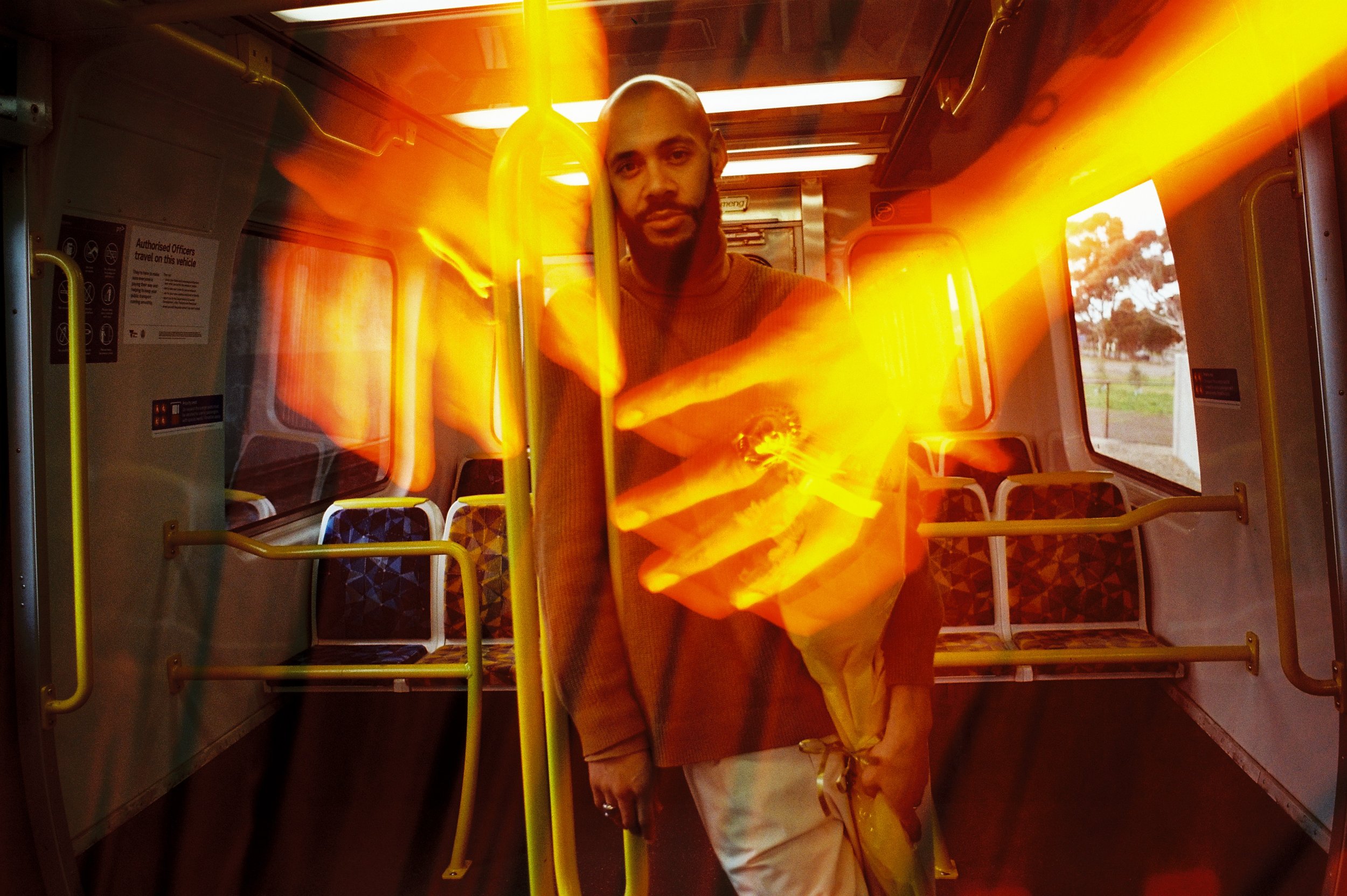 Kwasi (@soundslikekwasi) - Experimental Train Shoot ~~~ 35mm ~~~ Minolta XG-M - CineStill 400D