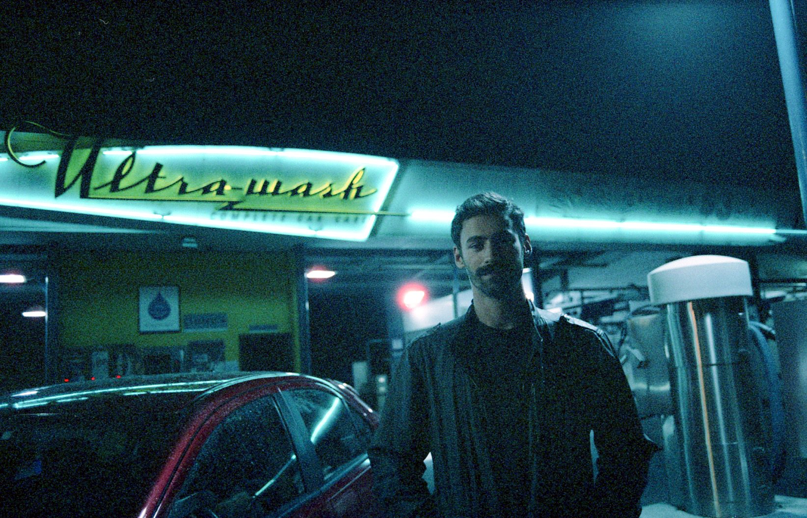Vincent (@vkoskos) Car Wash Shoot ~~~ 35mm ~~~ Pentax LX - CineStill 800T