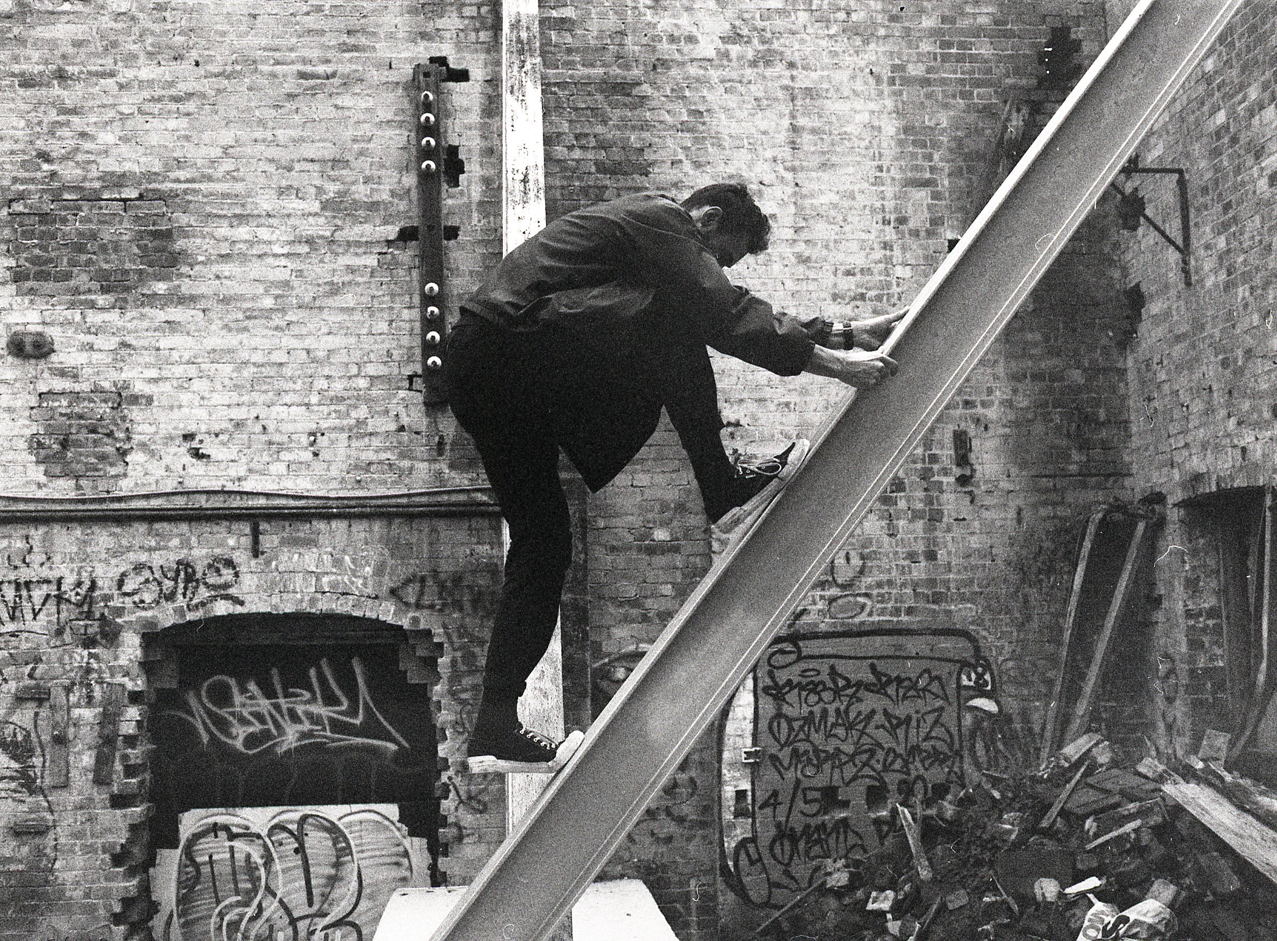 Vince, Abandoned Melbourne Shoot ~~~ 120 ~~~ Mamiya 645 - Kodak Tri-X