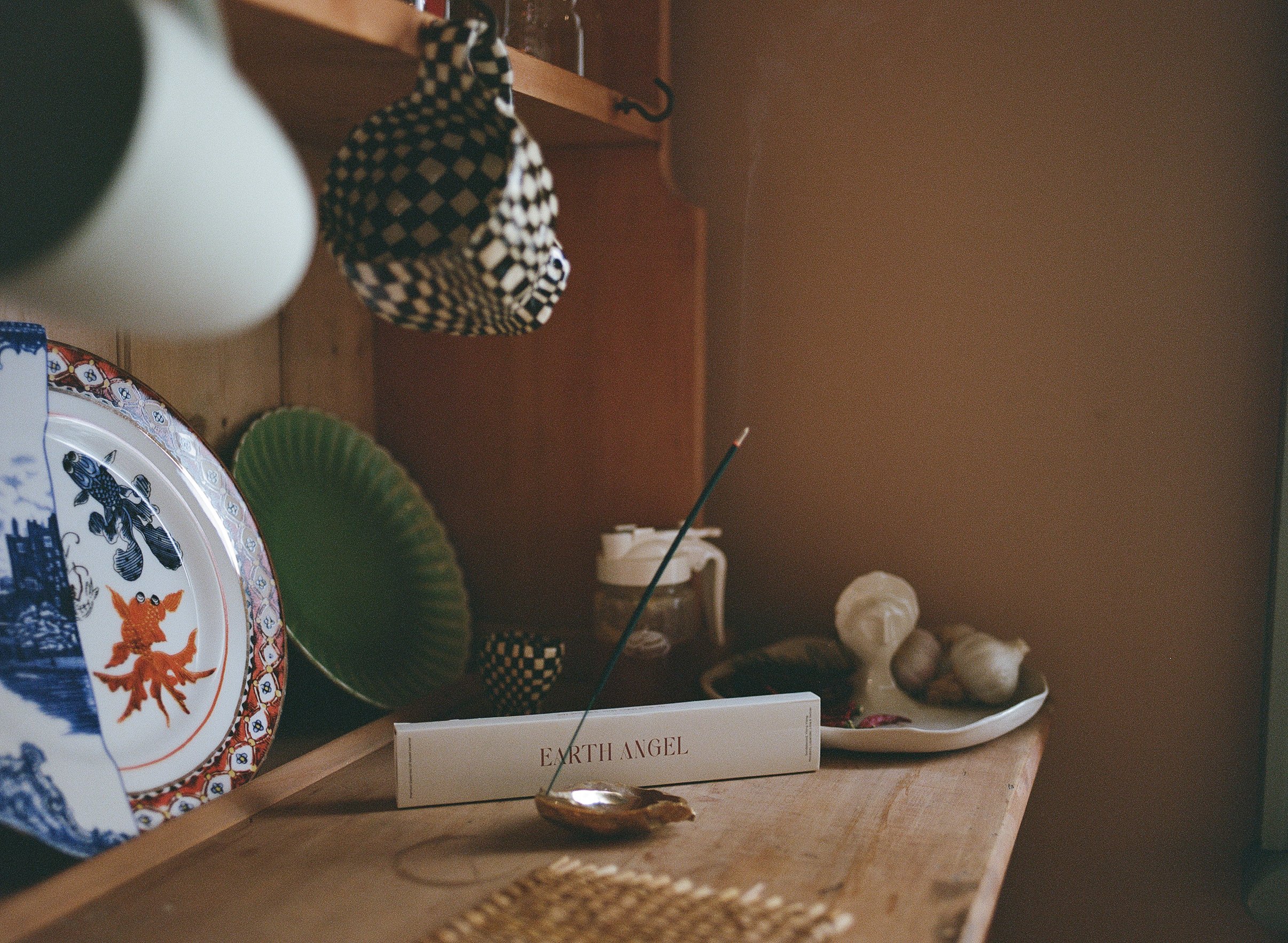 Kyah (@haykukyah) 'Earth Angel' Incense Product Shots ~~~ 120 ~~~ Mamiya 645 - Kodak Portra 800
