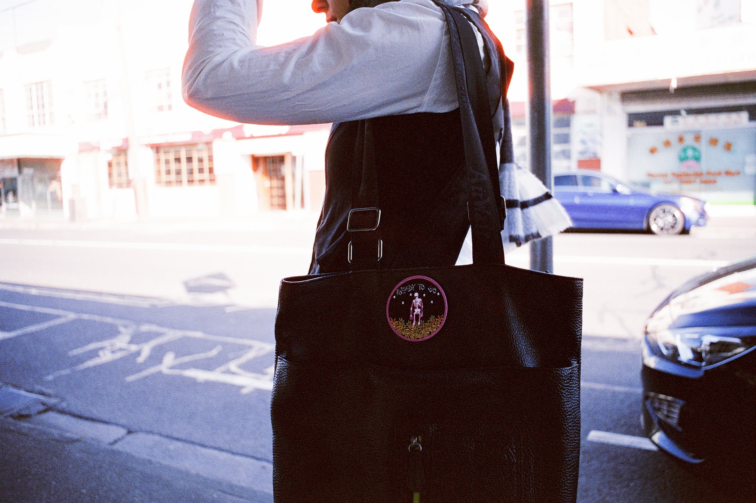 Kyah for Kwasi's (soundslikekwasi) 'Ready-to Go' Patch Apparel Release ~~~ 35mm ~~~
Minolta XG-M - CineStill 800T
