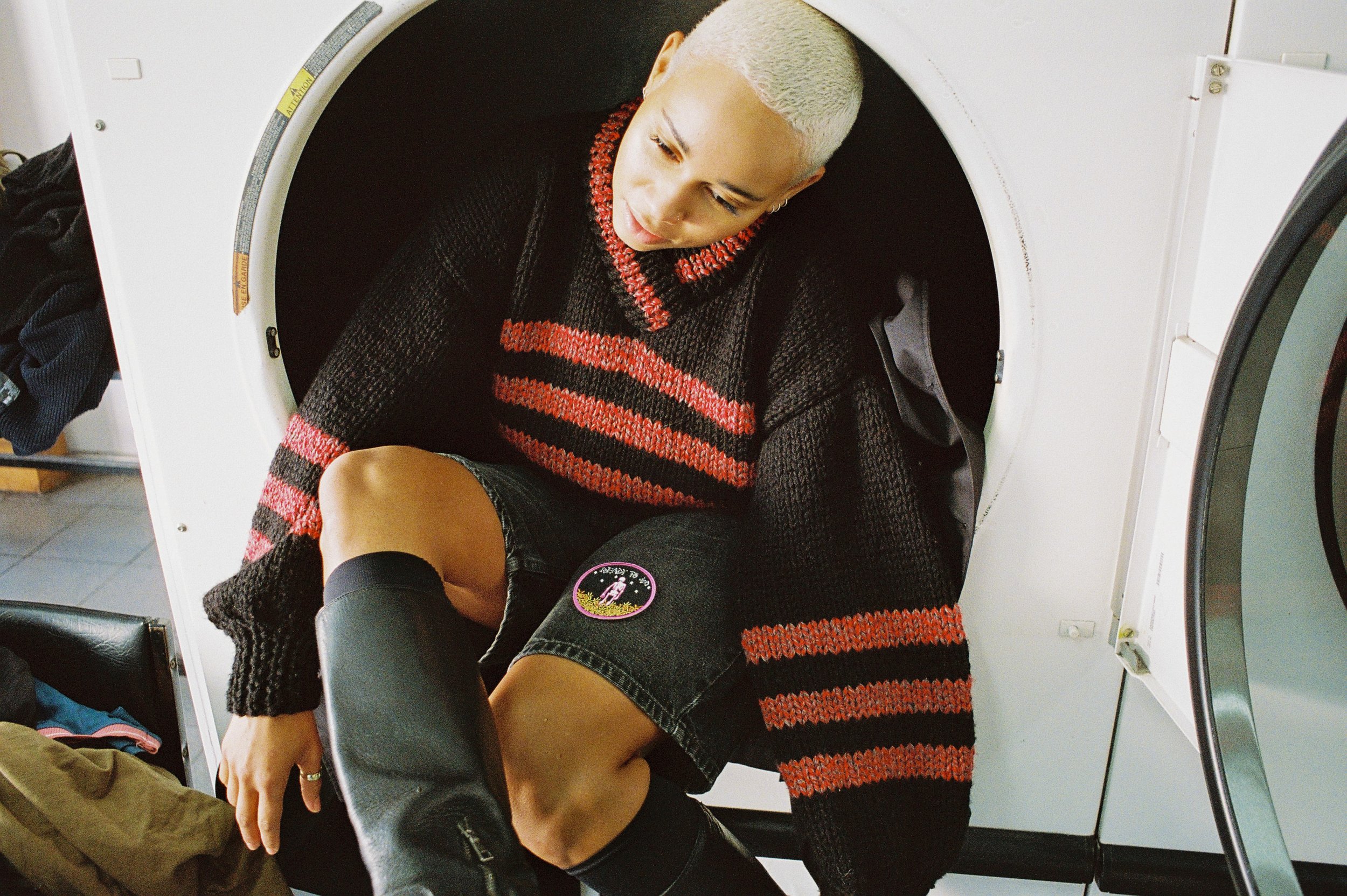 Jasmin for Kwasi's (@soundslikekwasi) 'Ready-to Go' Patch Apparel Release ~~~ 35mm ~~~
Minolta XG-M - Kodak Portra 800