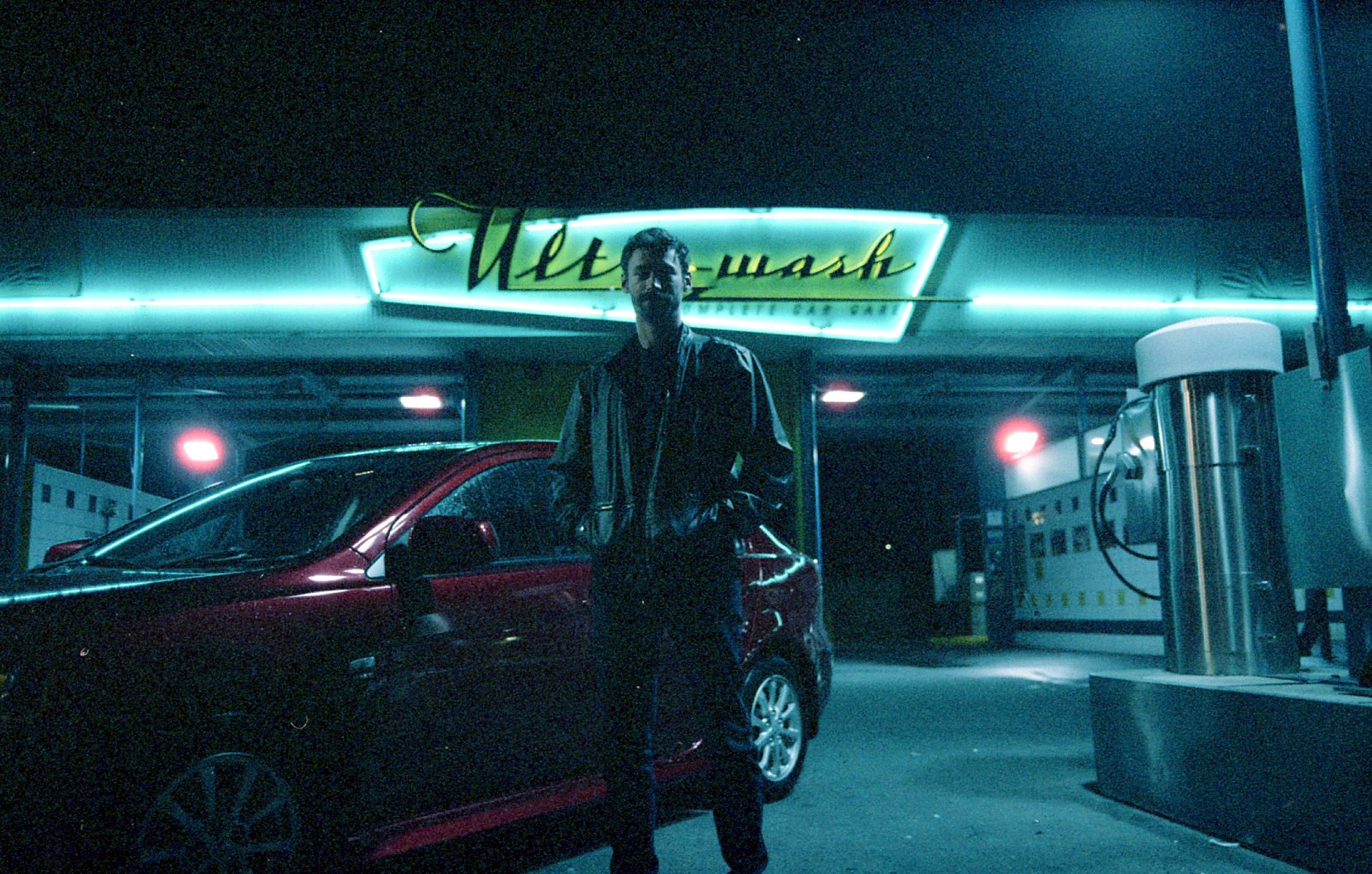 Vincent (@vkoskos) Car Wash Shoot ~~~ 35mm ~~~ Pentax LX - CineStill 800T