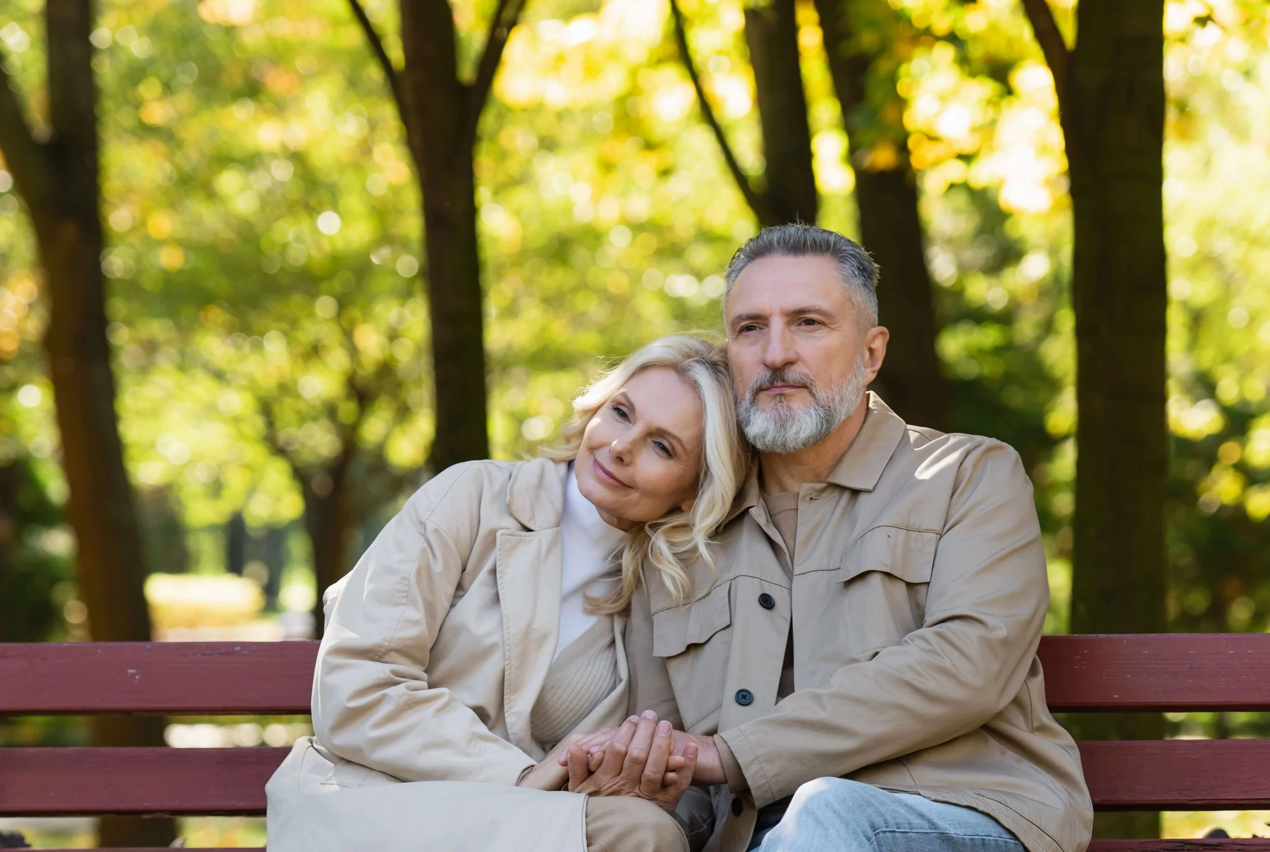 Retired couple enjoying financial security - retirement planning for Christian families