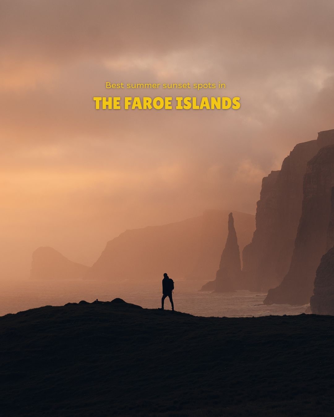 If golden hour is your favorite hour, this one&rsquo;s for you 🌞✨
 The Faroe Islands serve up some of the most magical sunsets you&rsquo;ll ever witness, especially in summer when the light lasts well into the evening and the landscapes glow.

Save 