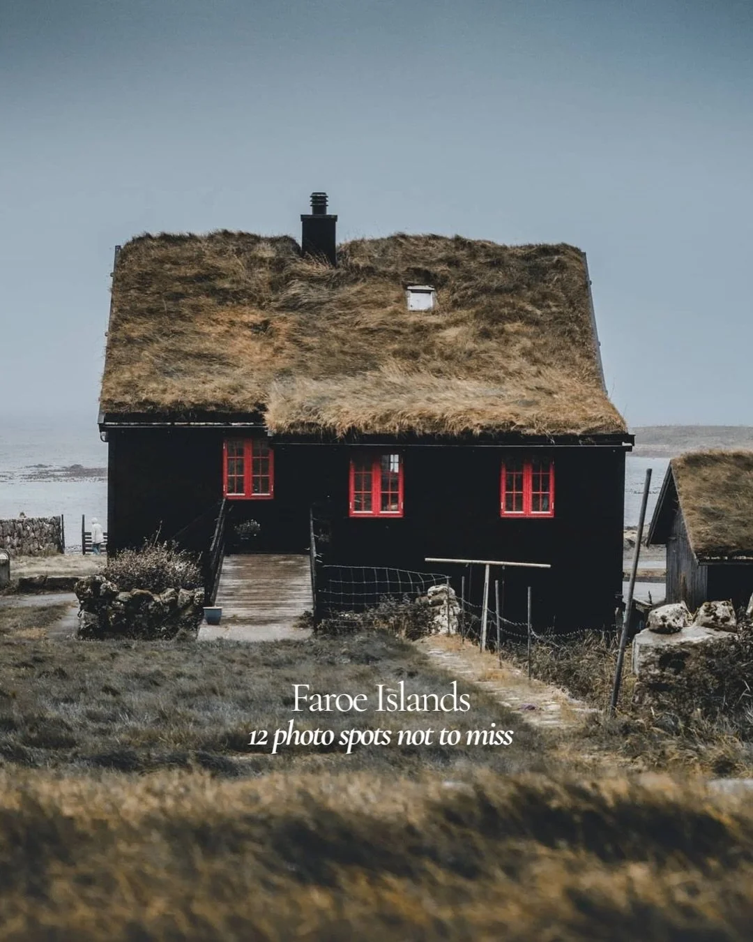 Save this for your future trip to the Faroe Islands 🇫🇴

Here are 12 incredible photo spots you shouldn&rsquo;t miss when exploring these wild islands.

📍 Drangarnir 📍 Kirkjub&oslash;ur 📍 Foss&aacute; 📍 L&iacute;raberg 📍 Funningsfj&oslash;r&eth