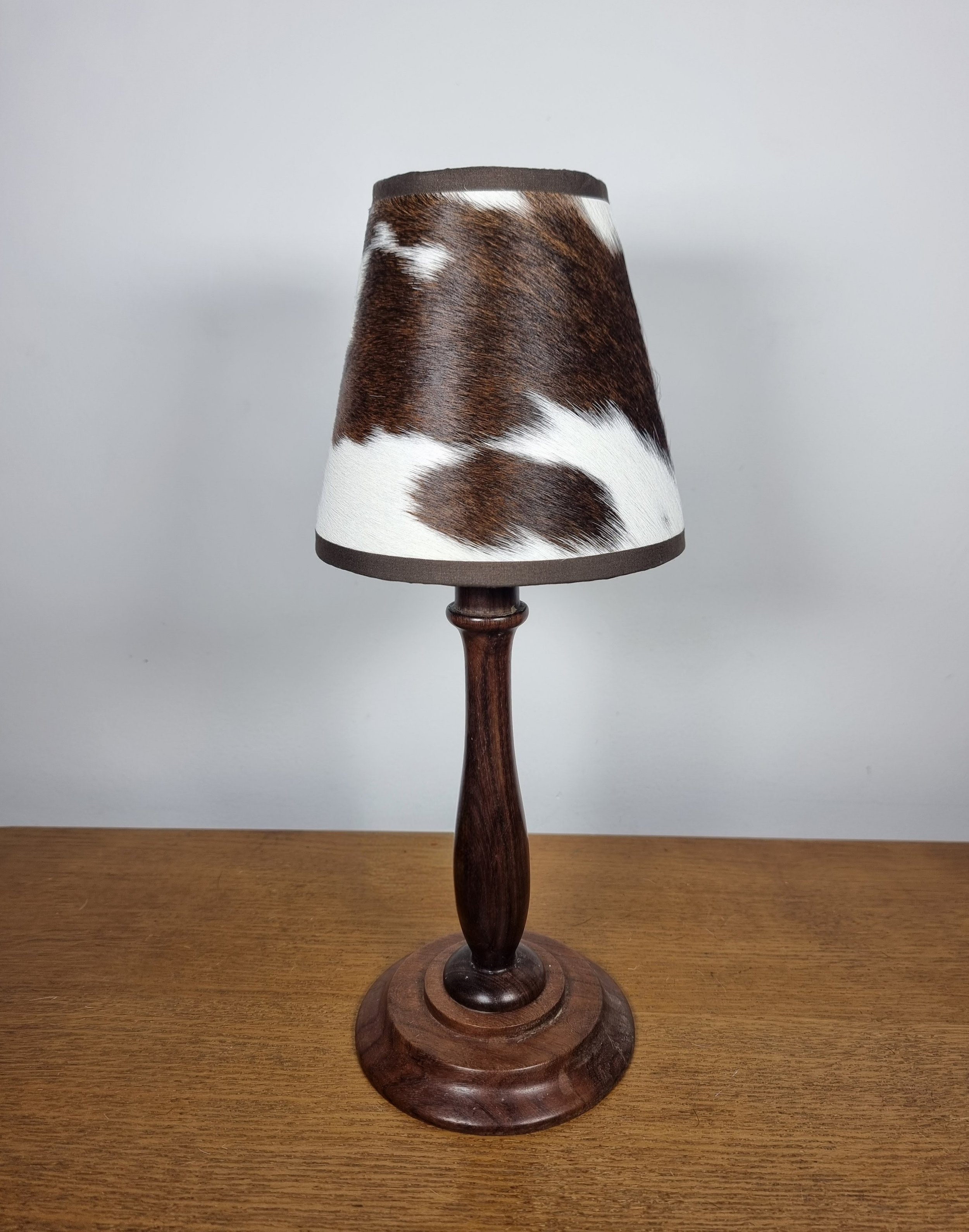 15cm Cowhide Lampshade Candle Clip Sconce