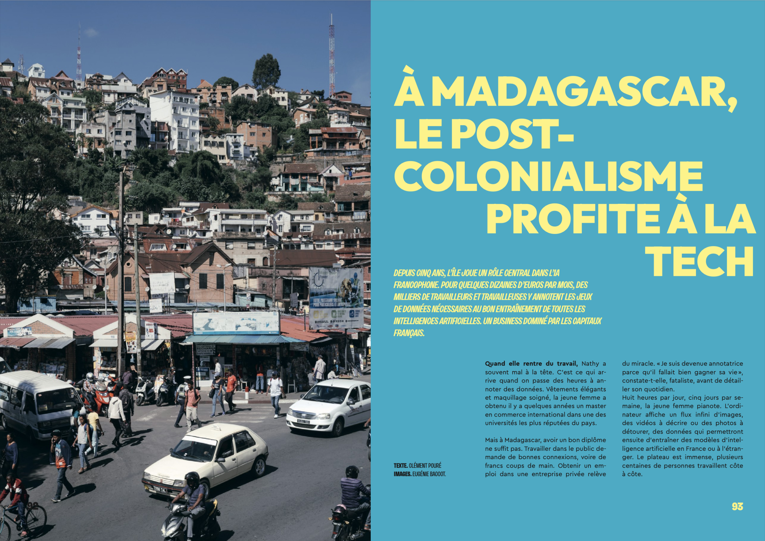Chut! France - Summer 2025
A Madagascar, le post-colonialisme profite à la tech
Text by Clément Pouré