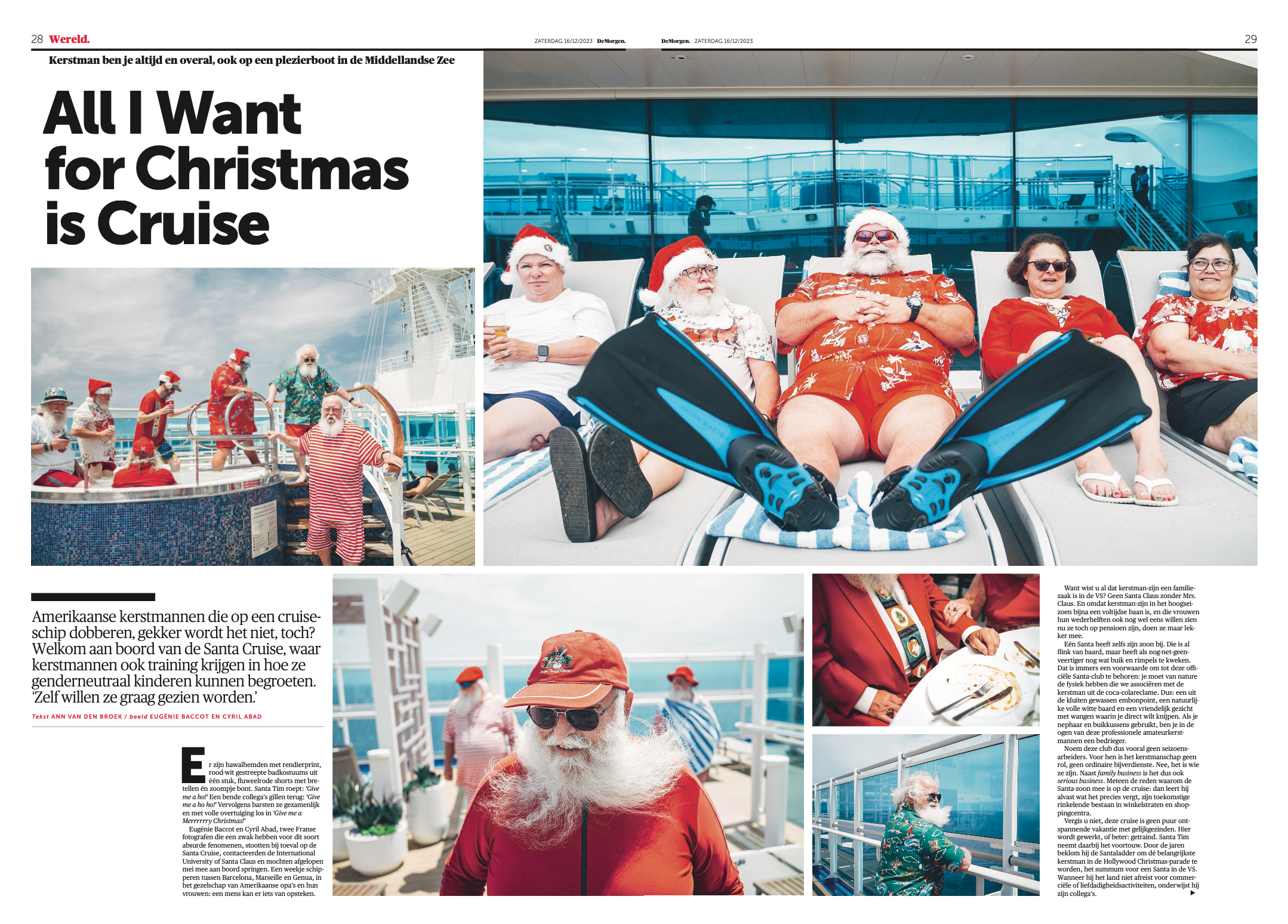 De Morgen, Belgium - December 2023
All I want for Christmas is Cruise
With Cyril Abad