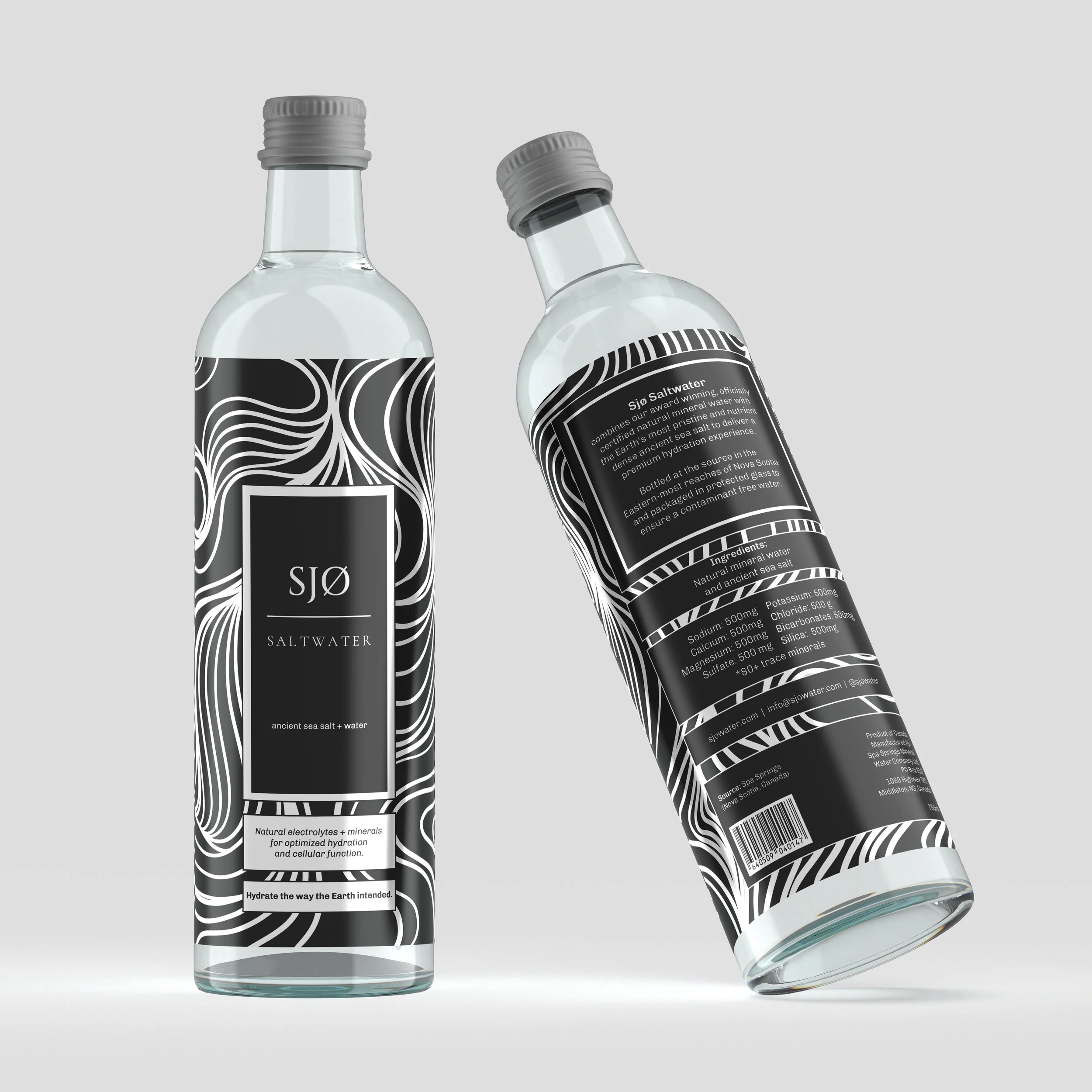 Label on bottles