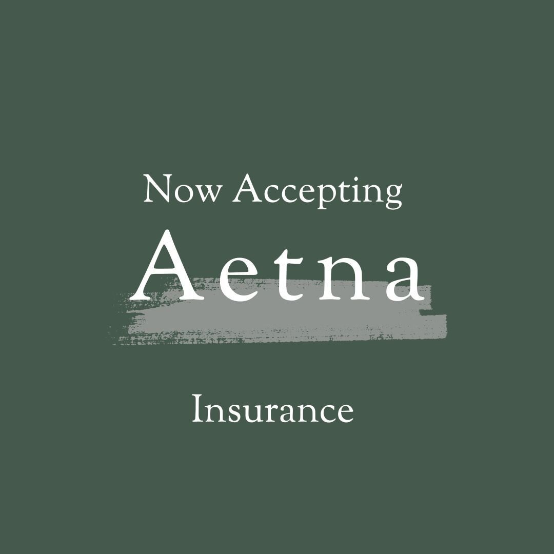 🎉Exciting news! I am now accepting Aetna. 🎉

While I have my own gripes with insurance companies-which initially led me to not accept insurance-I've come to the realize that making therapy accessible is a value of mine that I need to act on. 

As a