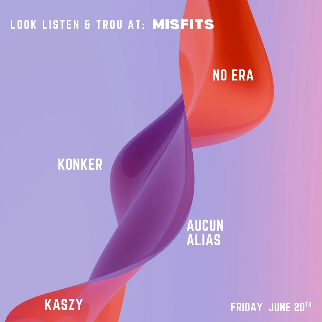 looklisten x TROU at Misfits

@looklisten.co x @t.r.o.u_ are taking over @misfits.space to bring you world dance, underground rhythms, and everything in between.
Get ready for a night of deep grooves, global sounds, and pure energy. 

Expect heaters 