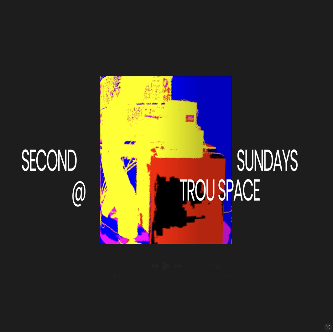 (monthly, every) Second Sundays @ TROU Space