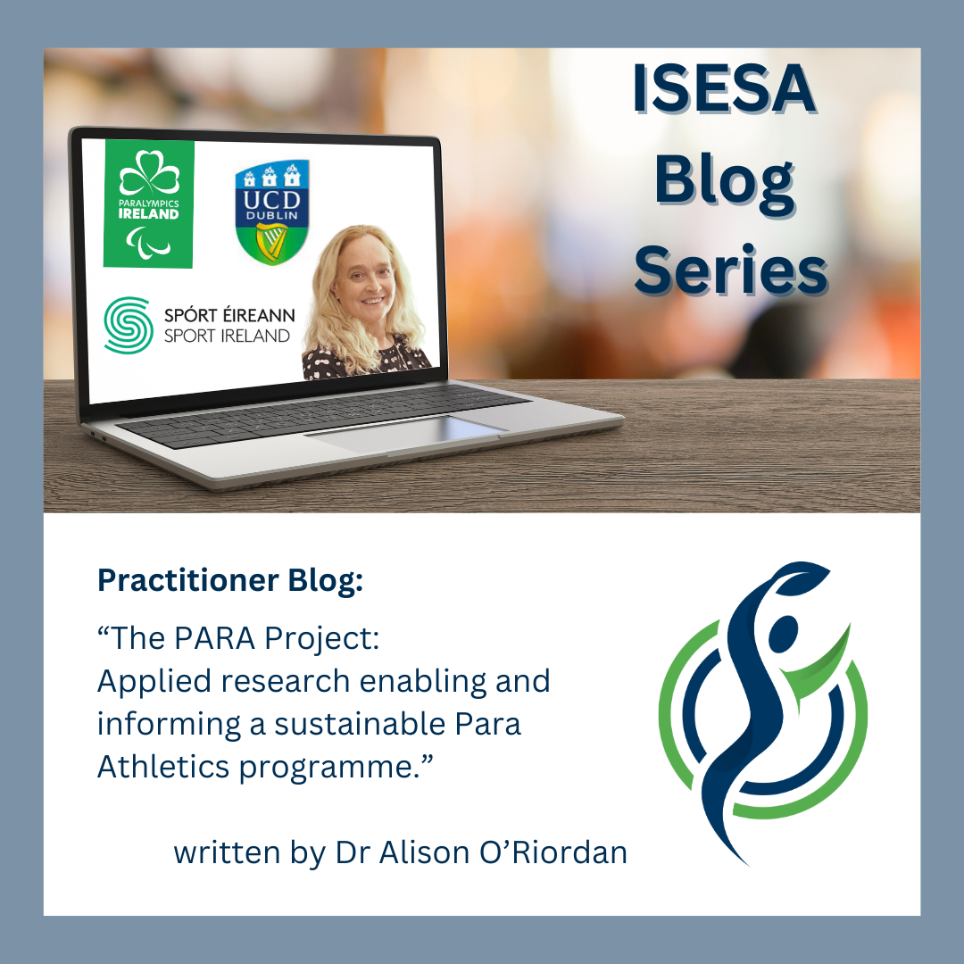 Dr Alison O’Riordan: The PARA Project: Applied research enabling and informing a sustainable Para Athletics programme.