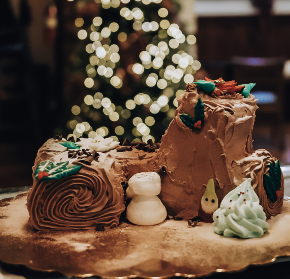 Yule Log Cake